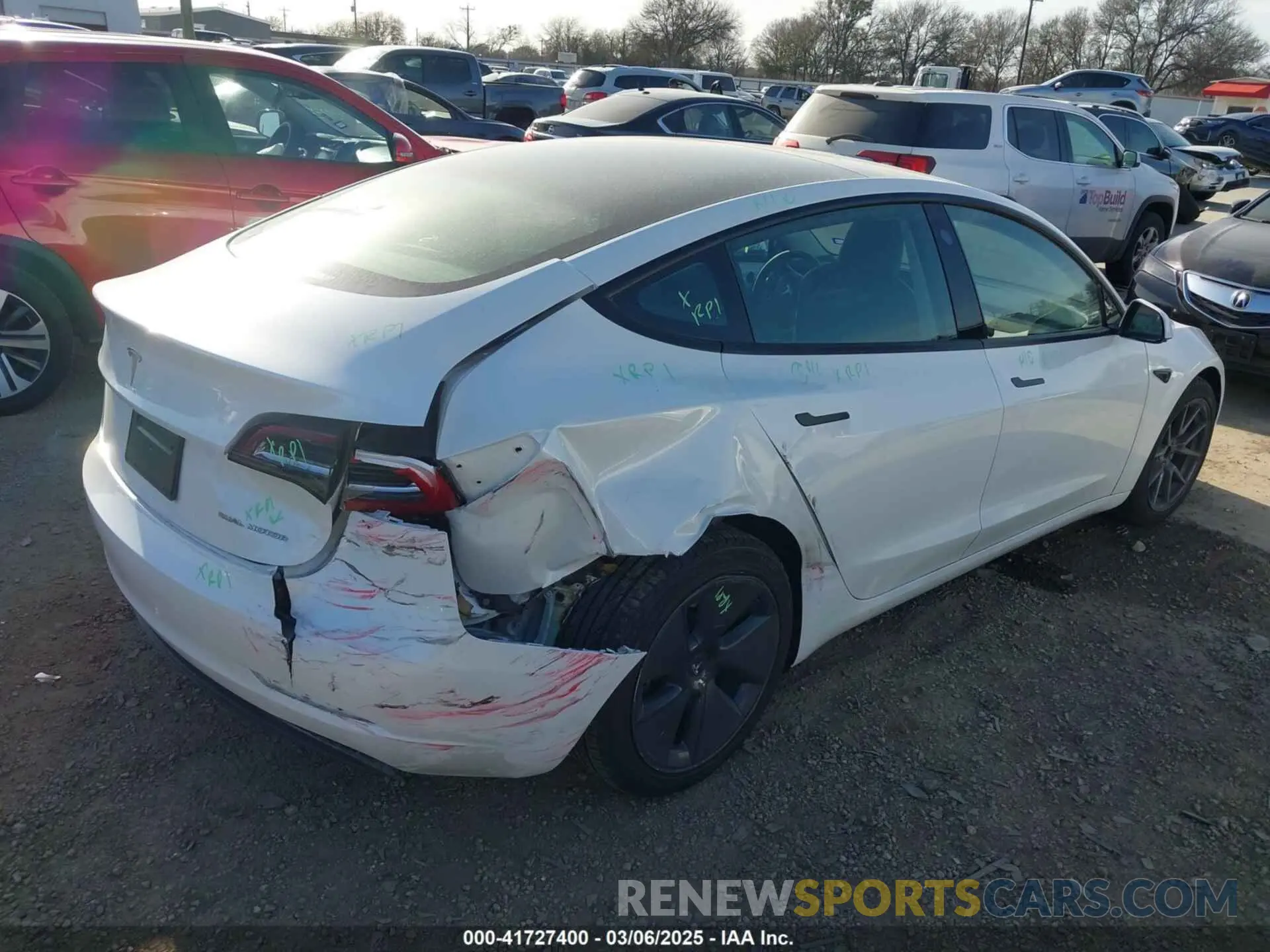 4 Photograph of a damaged car 5YJ3E1EAXPF436212 TESLA MODEL 3 2023