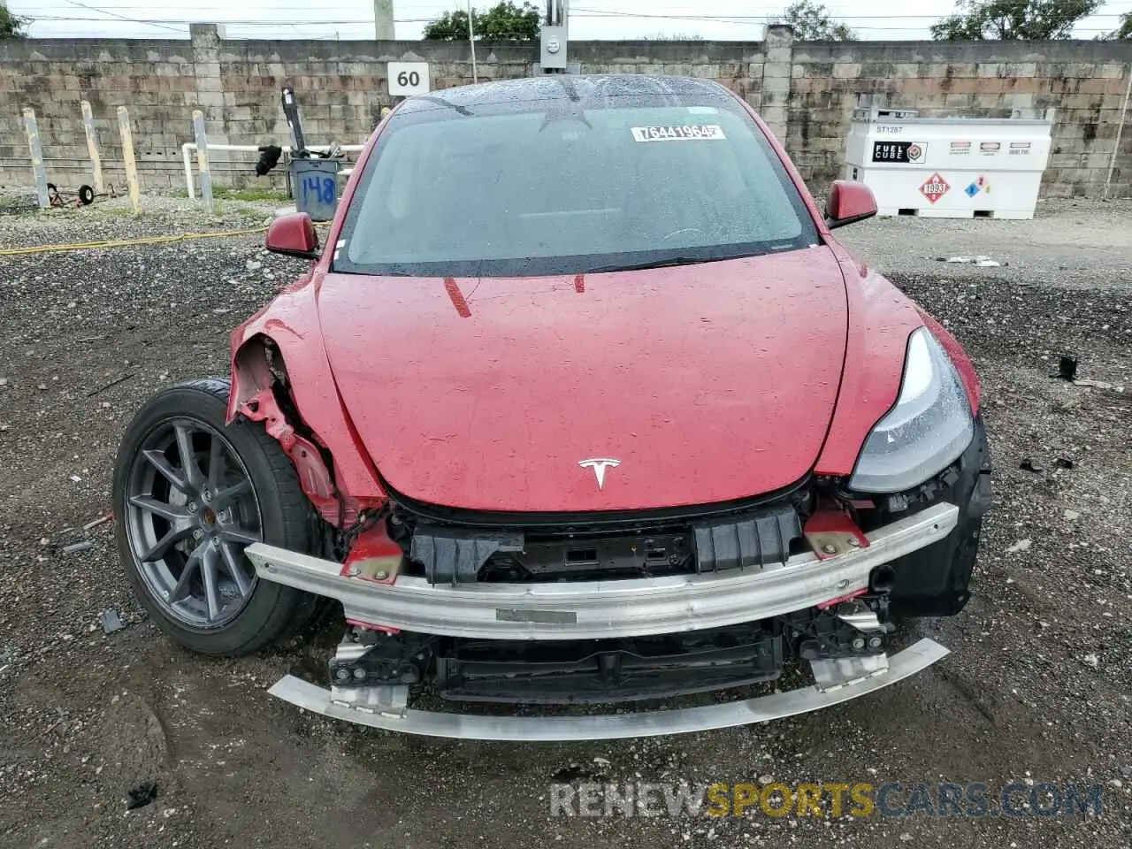 5 Photograph of a damaged car 5YJ3E1EAXPF447274 TESLA MODEL 3 2023