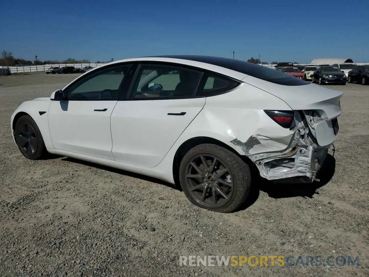 2 Photograph of a damaged car 5YJ3E1EAXPF447422 TESLA MODEL 3 2023