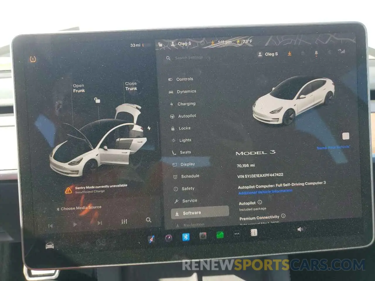9 Photograph of a damaged car 5YJ3E1EAXPF447422 TESLA MODEL 3 2023