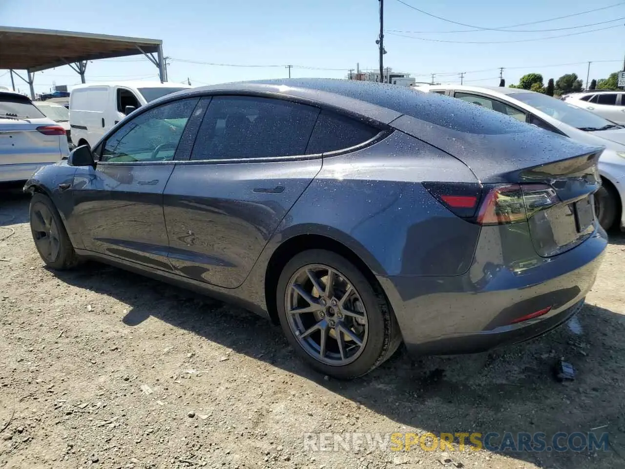 2 Photograph of a damaged car 5YJ3E1EAXPF451597 TESLA MODEL 3 2023