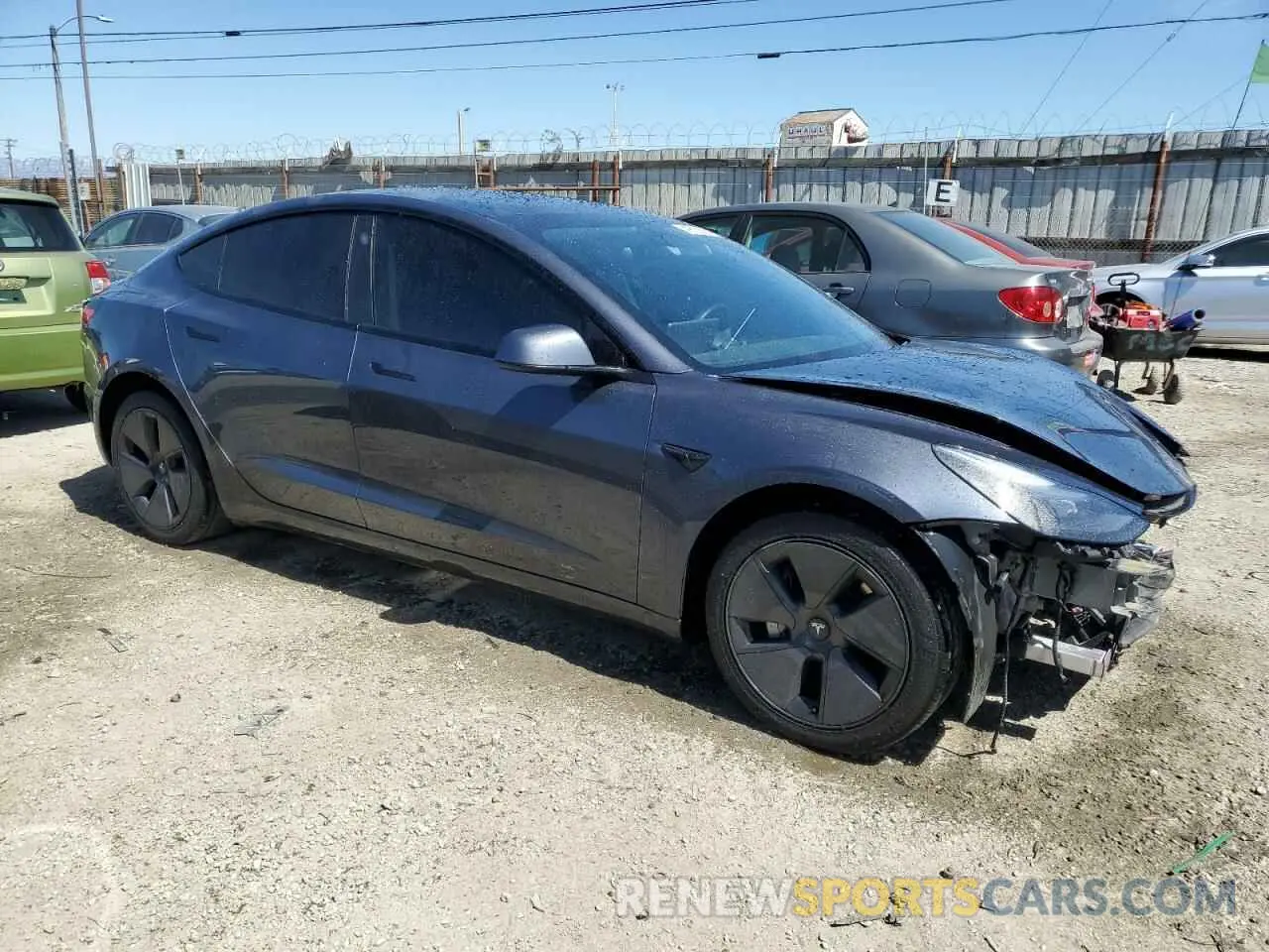 4 Photograph of a damaged car 5YJ3E1EAXPF451597 TESLA MODEL 3 2023