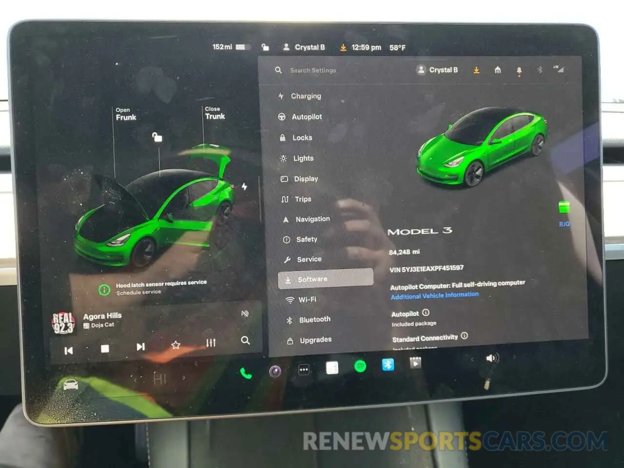 9 Photograph of a damaged car 5YJ3E1EAXPF451597 TESLA MODEL 3 2023
