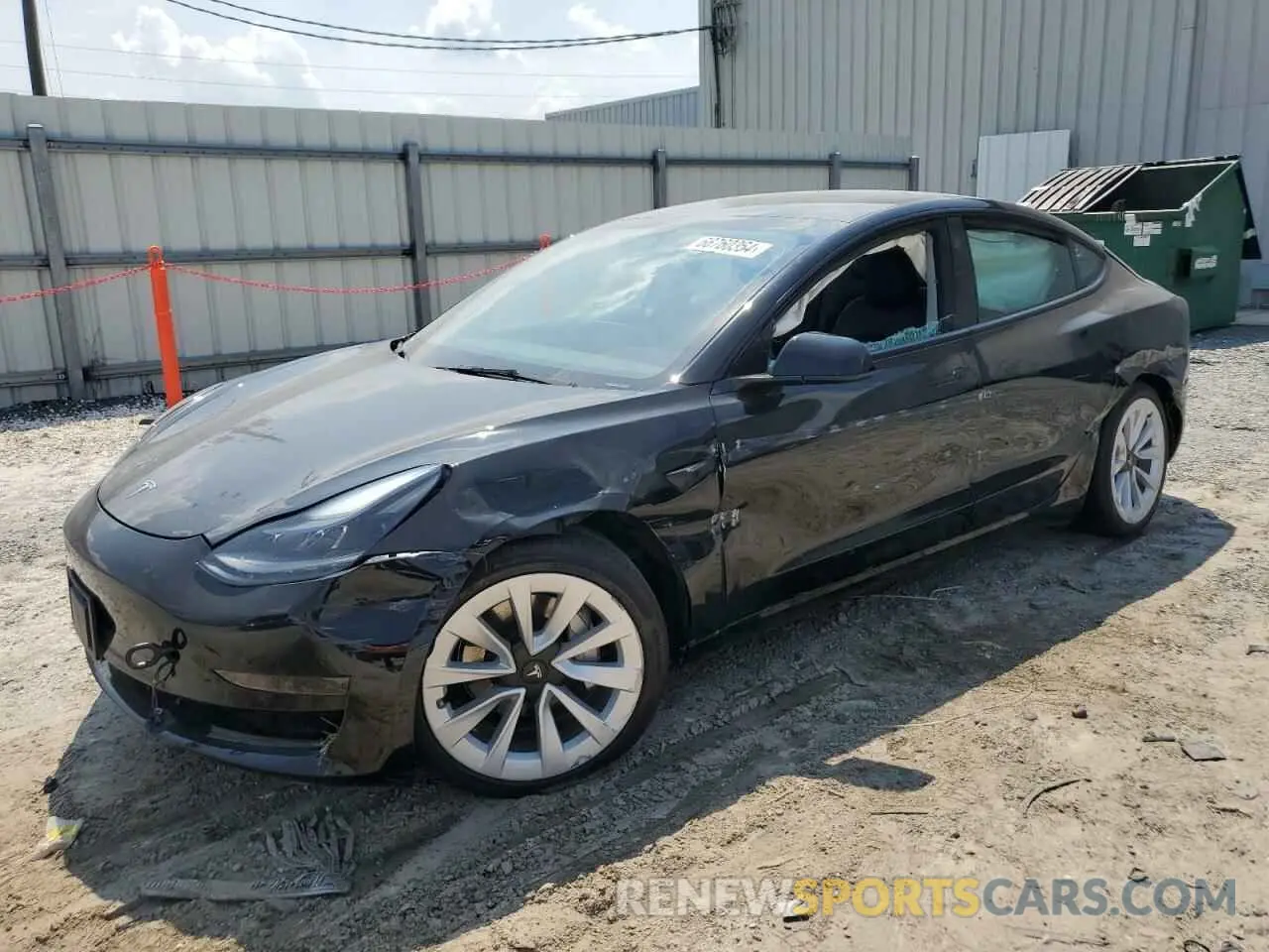 1 Photograph of a damaged car 5YJ3E1EAXPF451714 TESLA MODEL 3 2023
