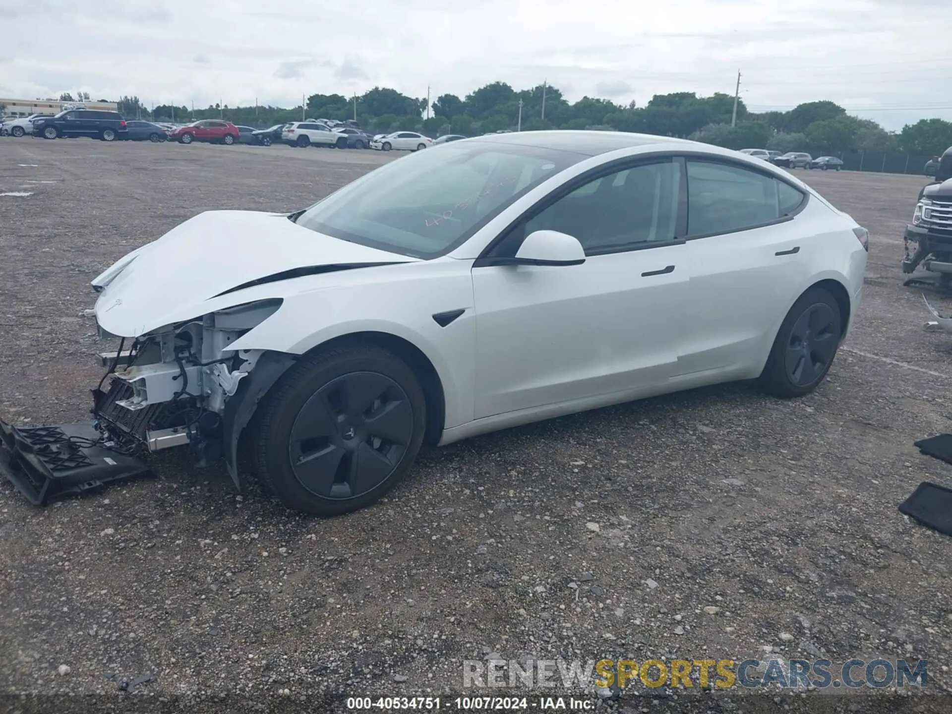 2 Photograph of a damaged car 5YJ3E1EAXPF456282 TESLA MODEL 3 2023