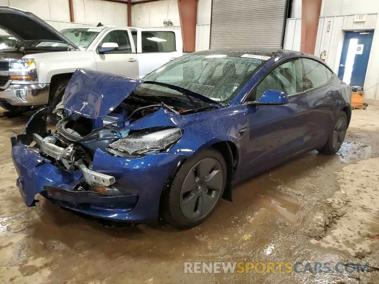 1 Photograph of a damaged car 5YJ3E1EAXPF456914 TESLA MODEL 3 2023