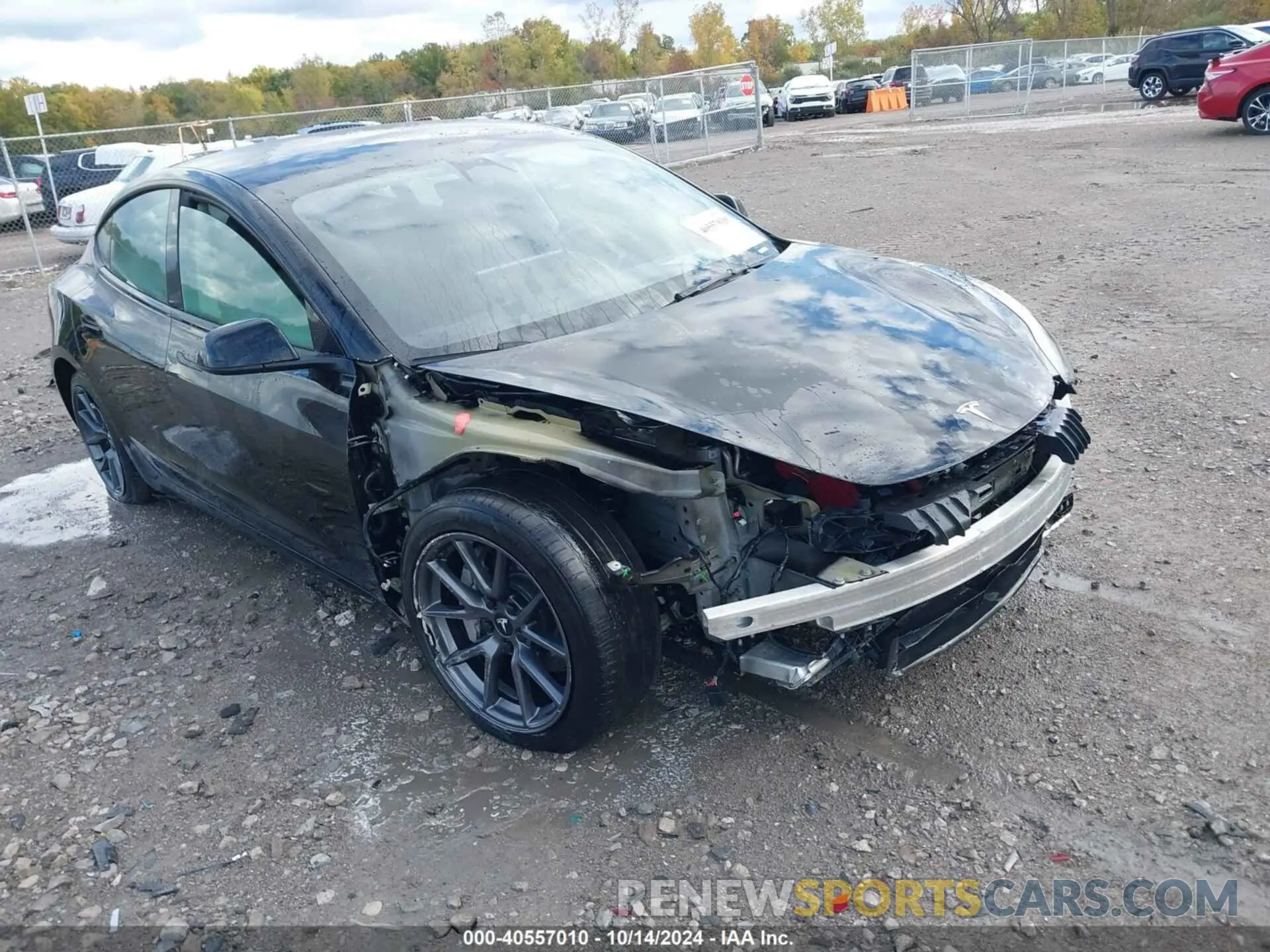 1 Photograph of a damaged car 5YJ3E1EAXPF462728 TESLA MODEL 3 2023