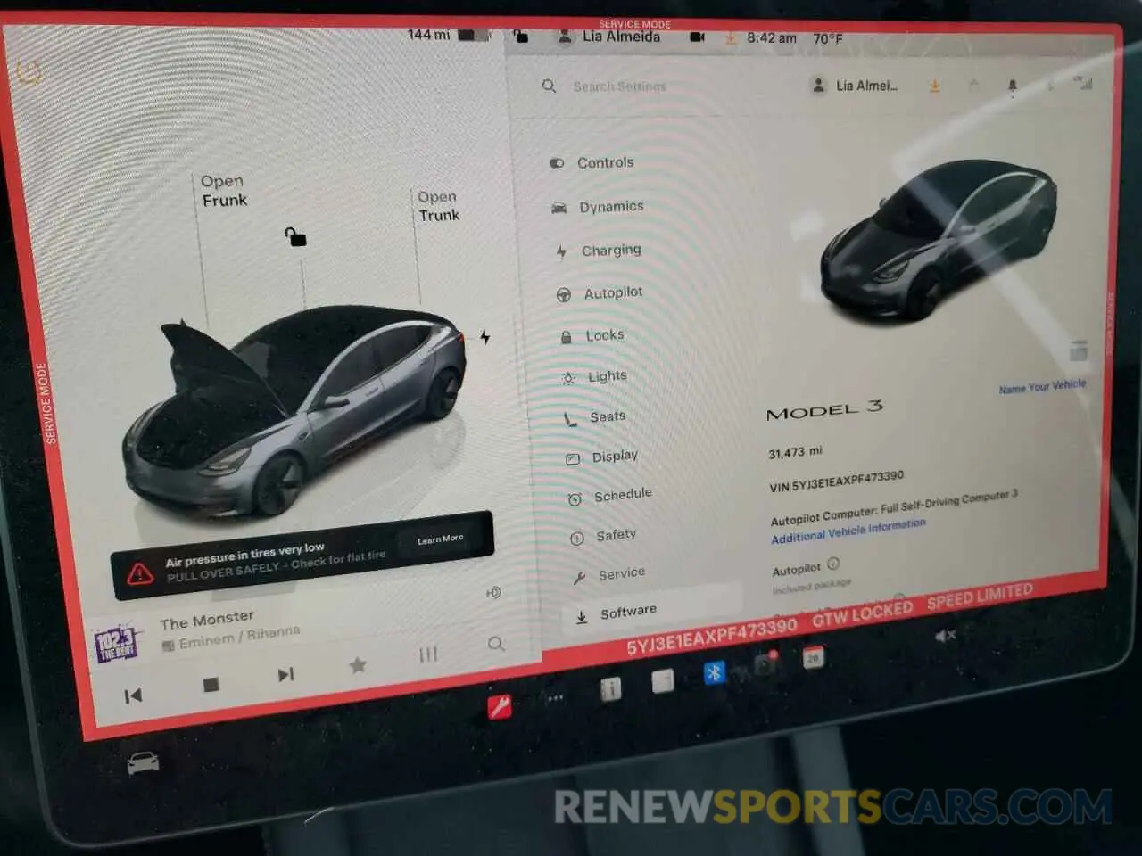 9 Photograph of a damaged car 5YJ3E1EAXPF473390 TESLA MODEL 3 2023