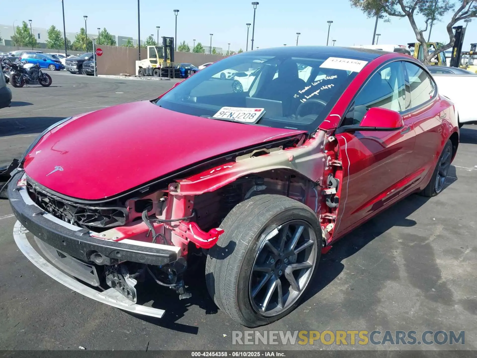 2 Photograph of a damaged car 5YJ3E1EAXPF505691 TESLA MODEL 3 2023