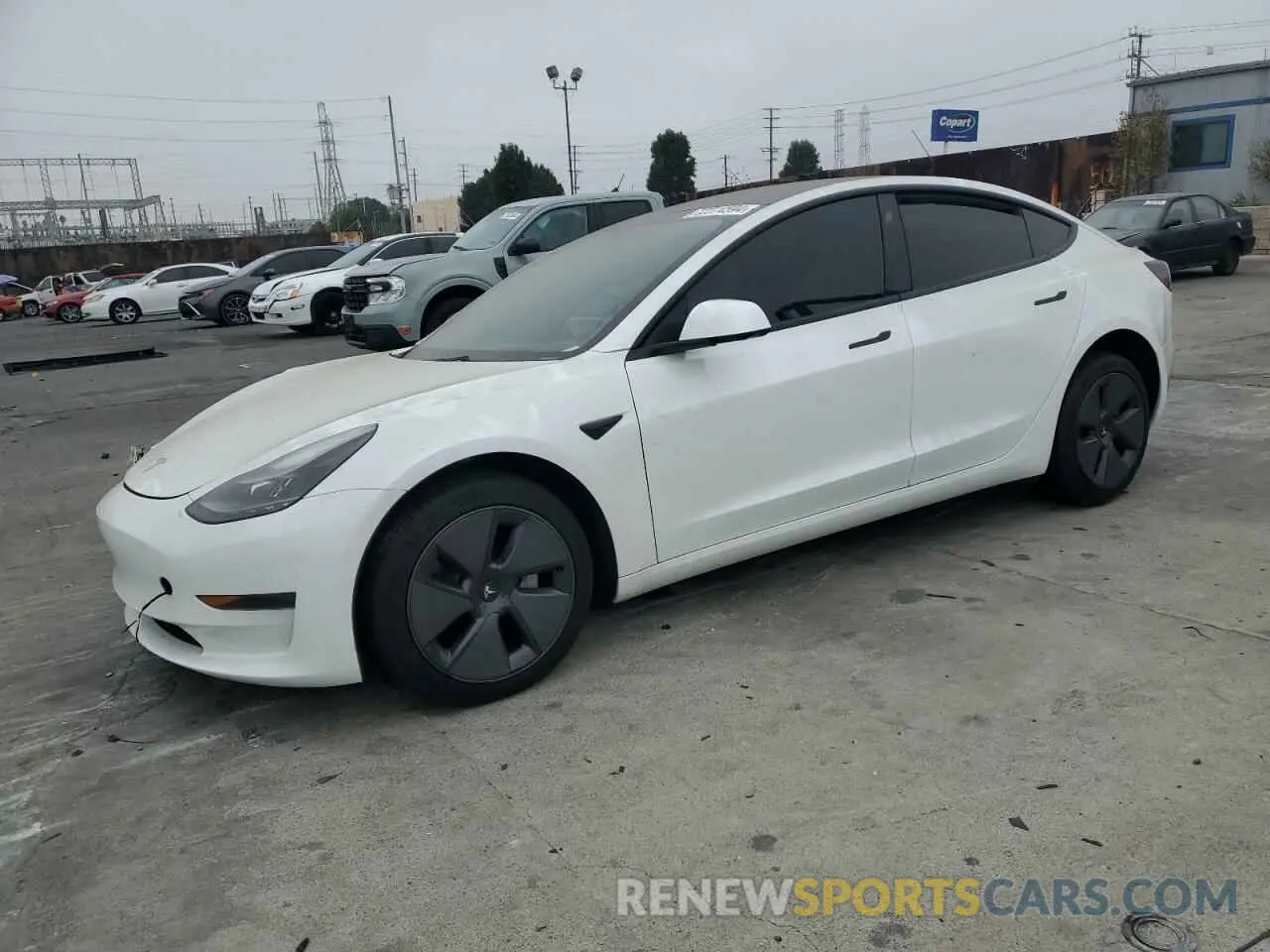 1 Photograph of a damaged car 5YJ3E1EAXPF505853 TESLA MODEL 3 2023