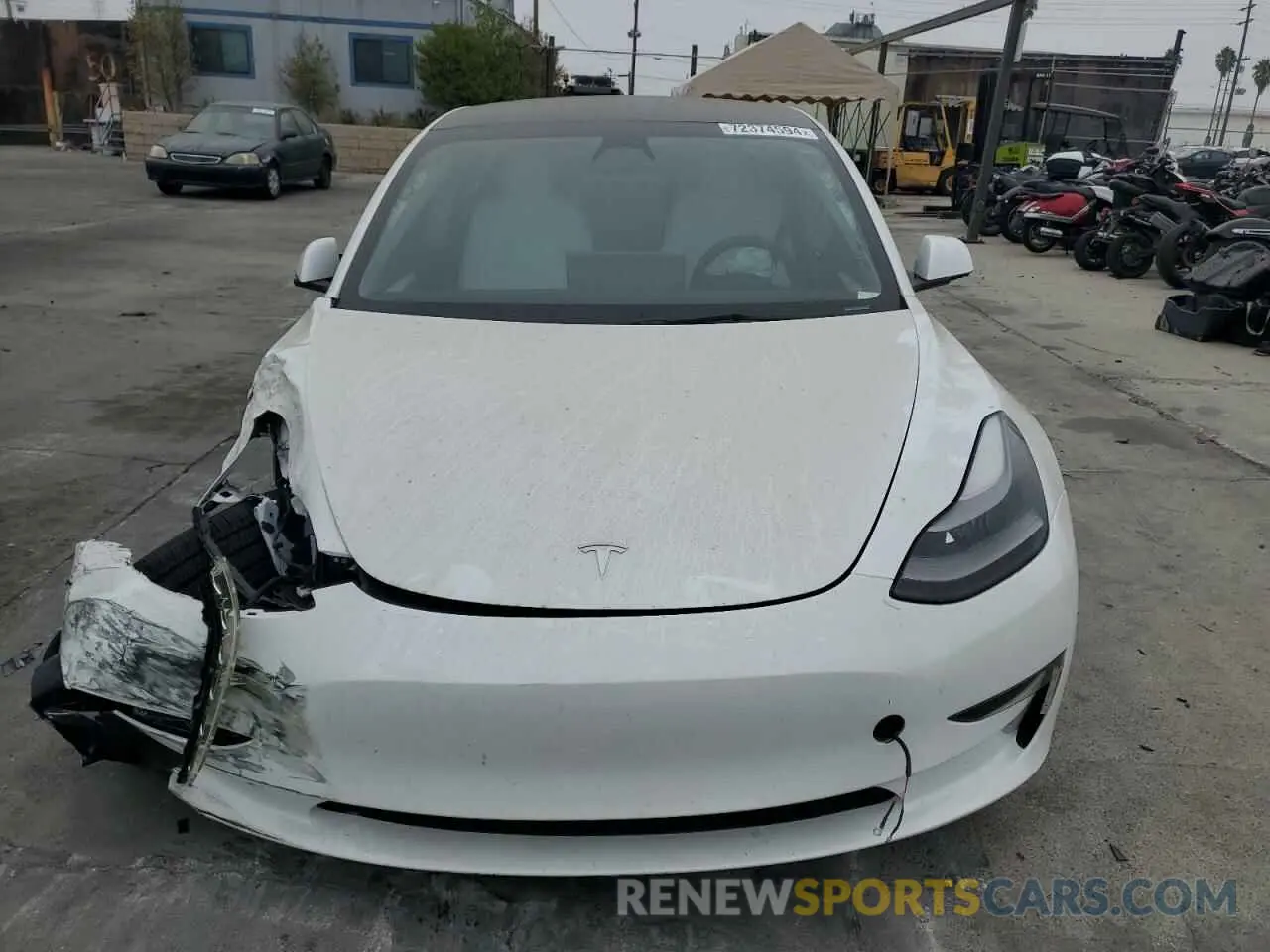 5 Photograph of a damaged car 5YJ3E1EAXPF505853 TESLA MODEL 3 2023