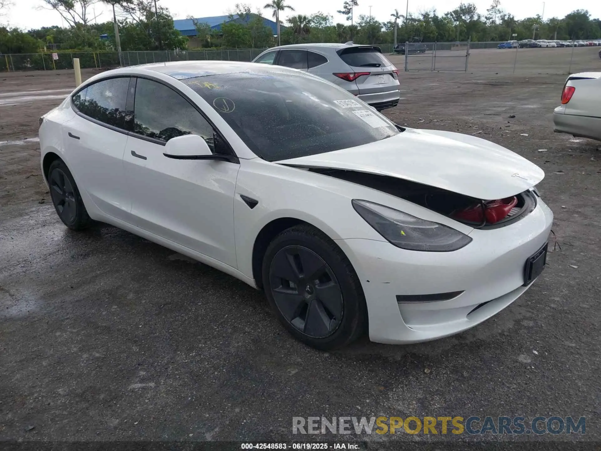1 Photograph of a damaged car 5YJ3E1EAXPF513726 TESLA MODEL 3 2023