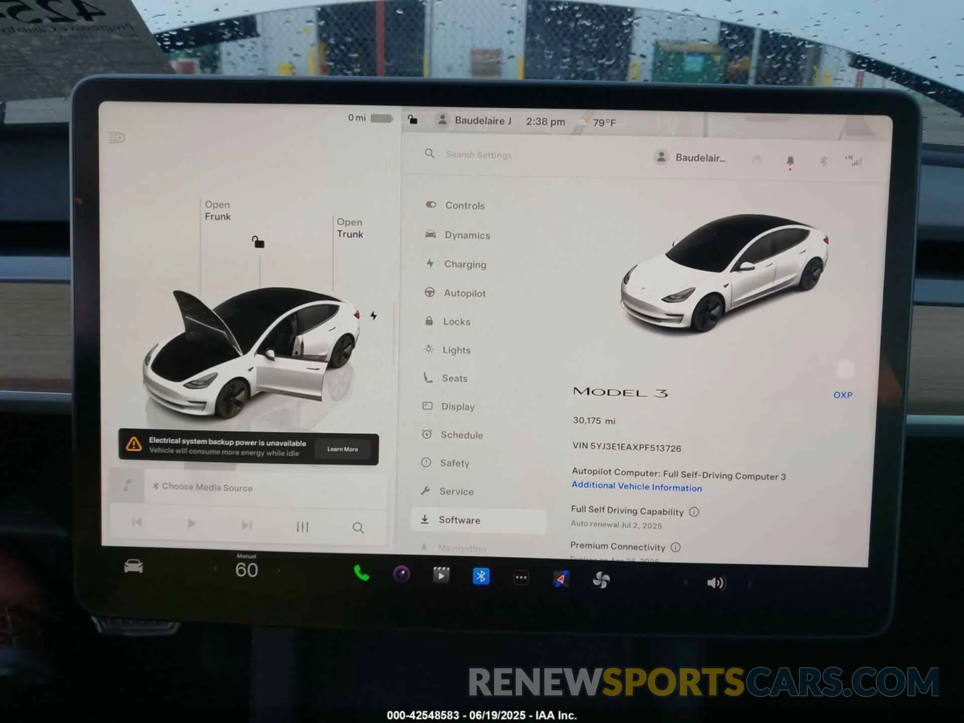 7 Photograph of a damaged car 5YJ3E1EAXPF513726 TESLA MODEL 3 2023