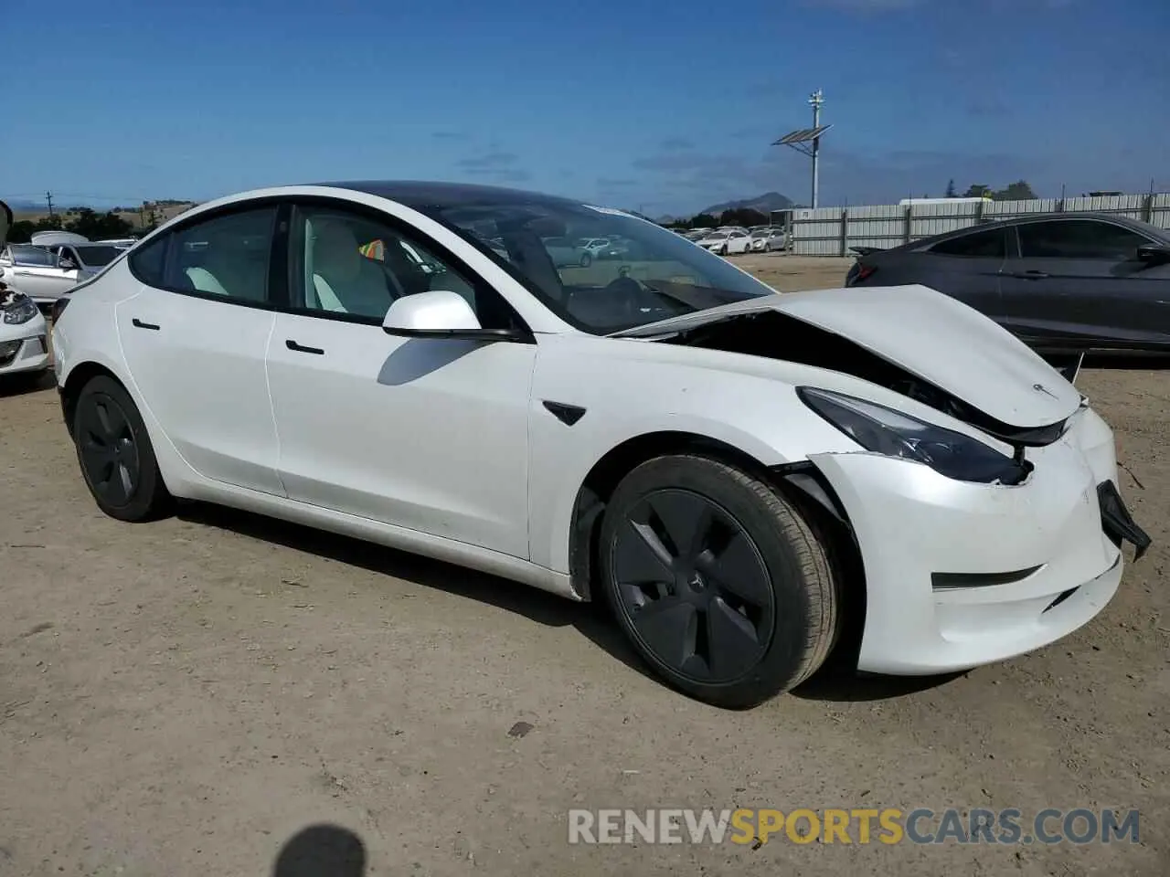 4 Photograph of a damaged car 5YJ3E1EAXPF540974 TESLA MODEL 3 2023