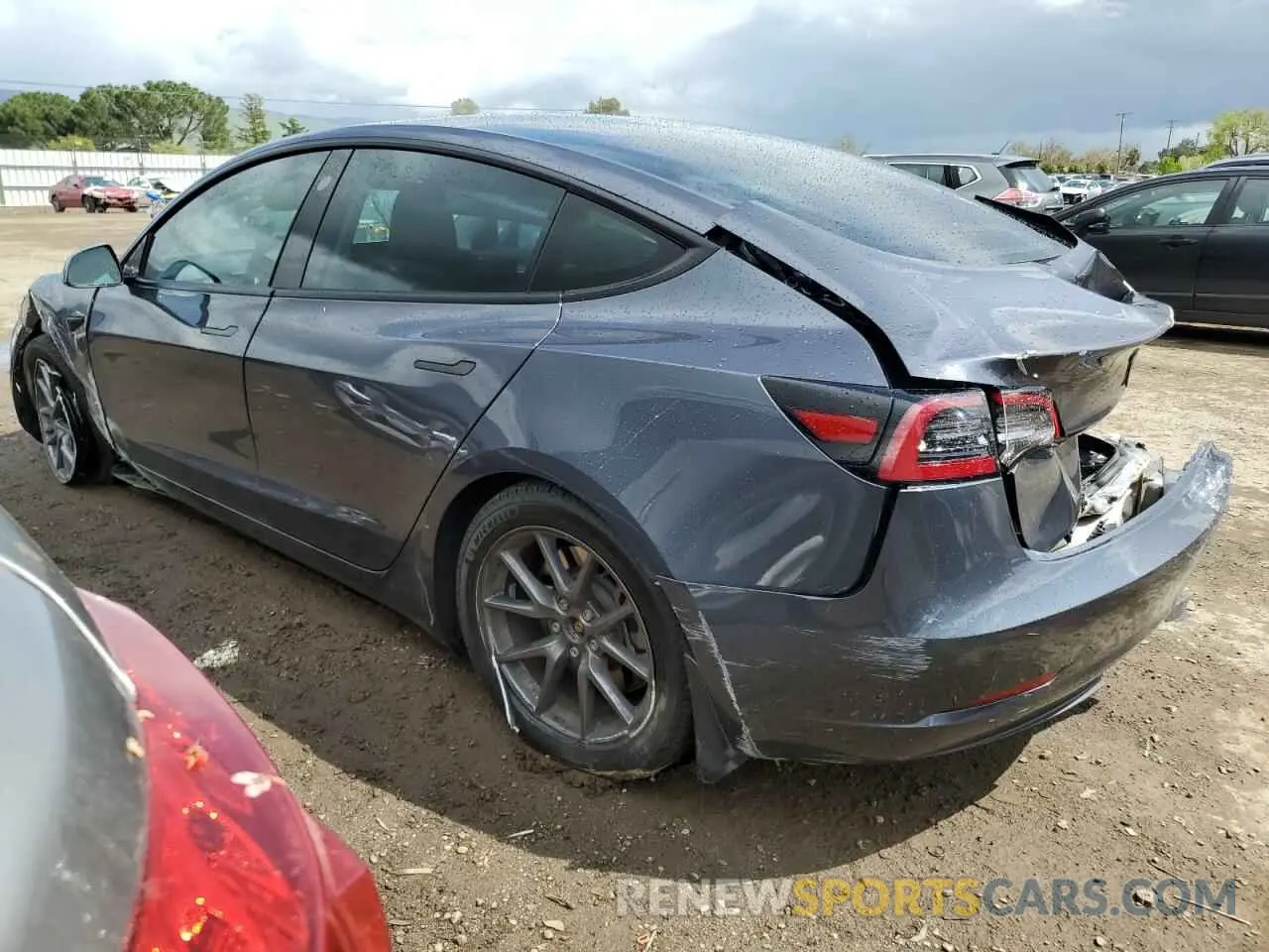 2 Photograph of a damaged car 5YJ3E1EAXPF546757 TESLA MODEL 3 2023