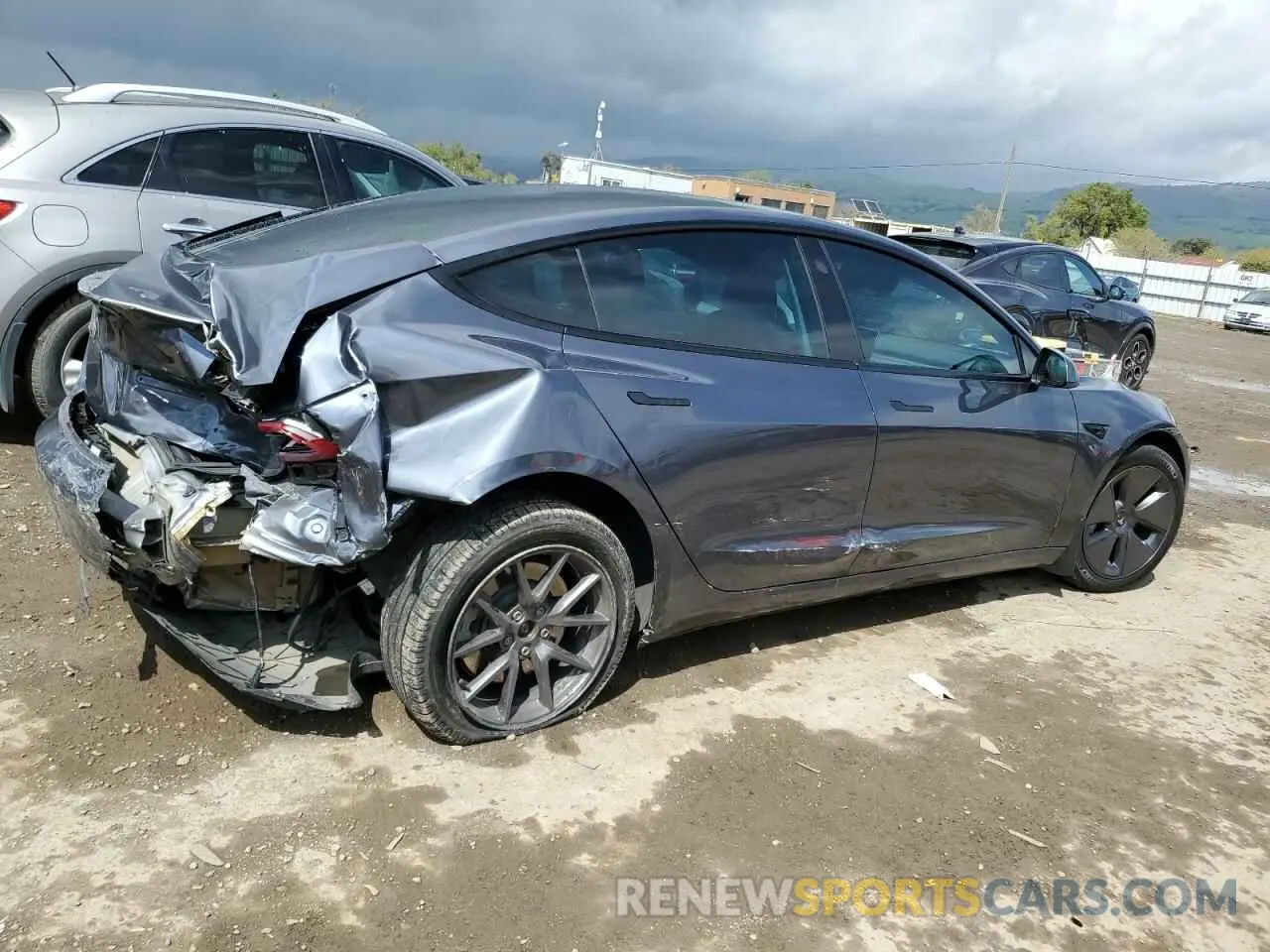 3 Photograph of a damaged car 5YJ3E1EAXPF546757 TESLA MODEL 3 2023