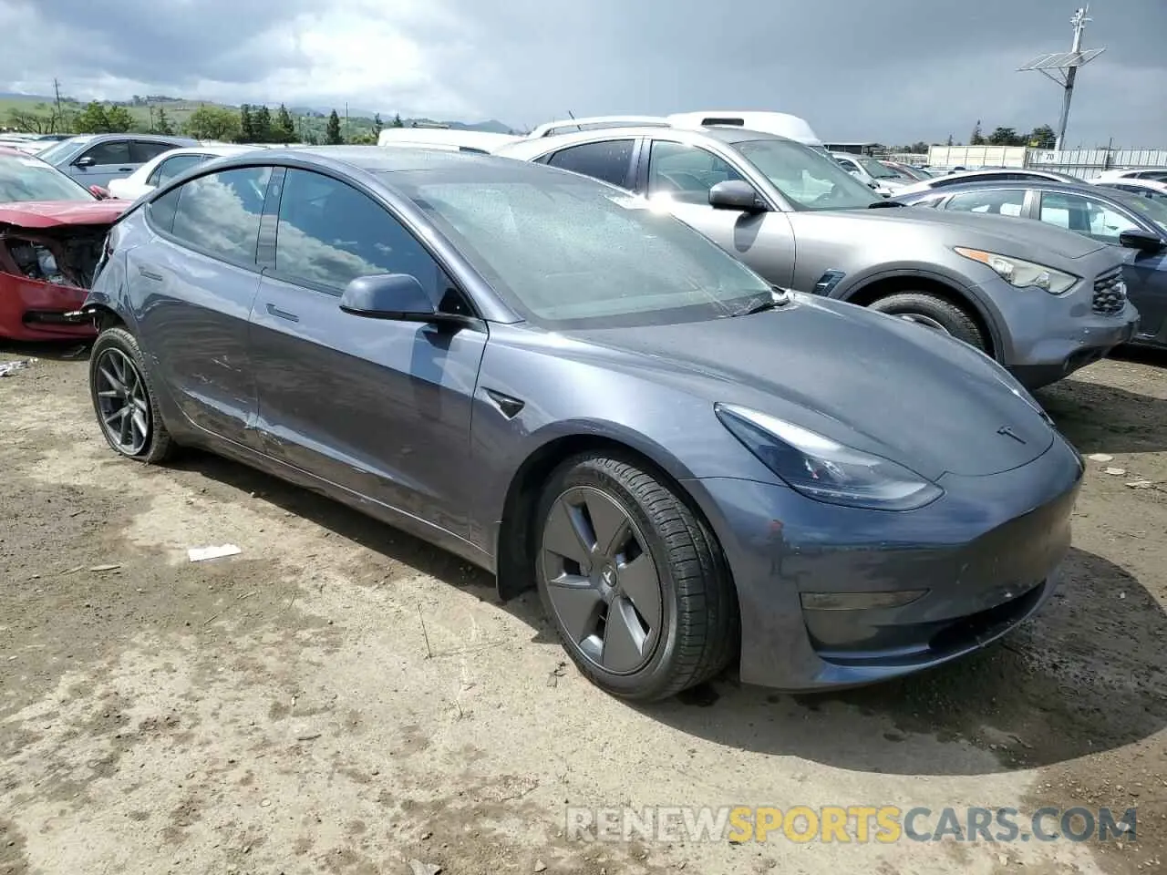 4 Photograph of a damaged car 5YJ3E1EAXPF546757 TESLA MODEL 3 2023