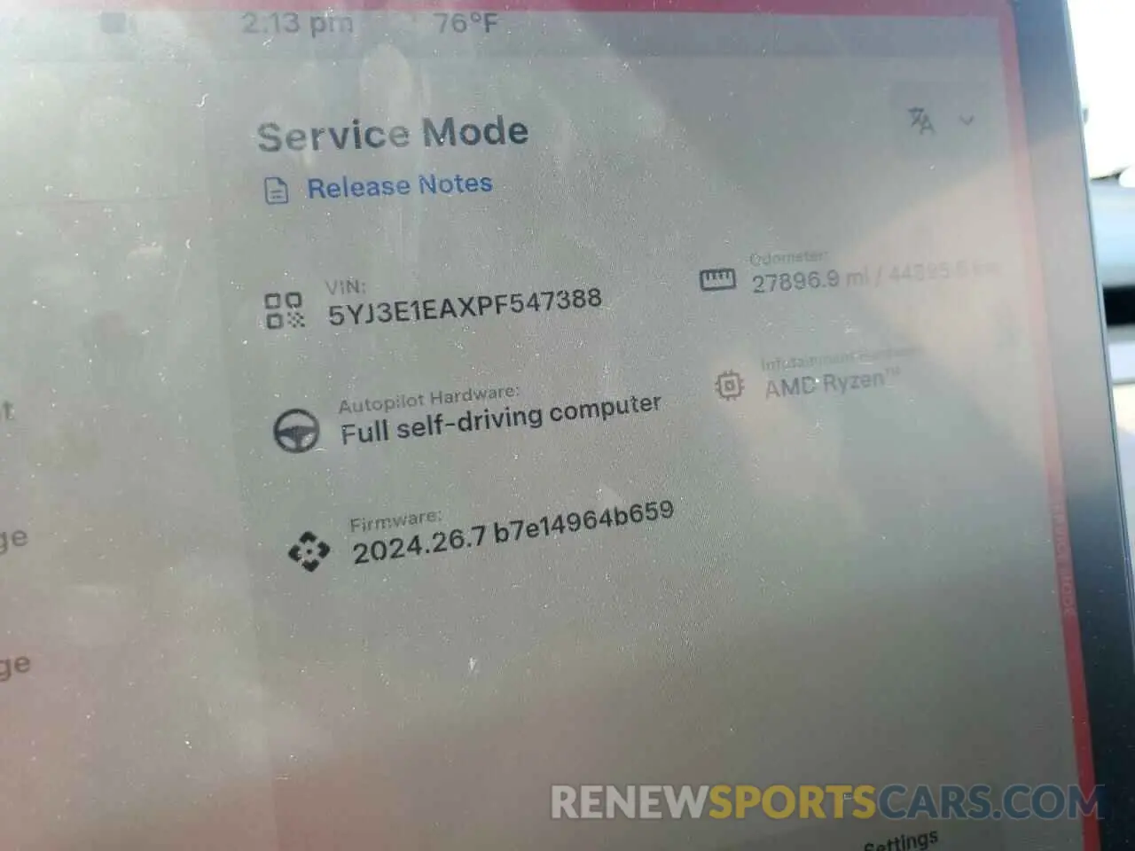9 Photograph of a damaged car 5YJ3E1EAXPF547388 TESLA MODEL 3 2023