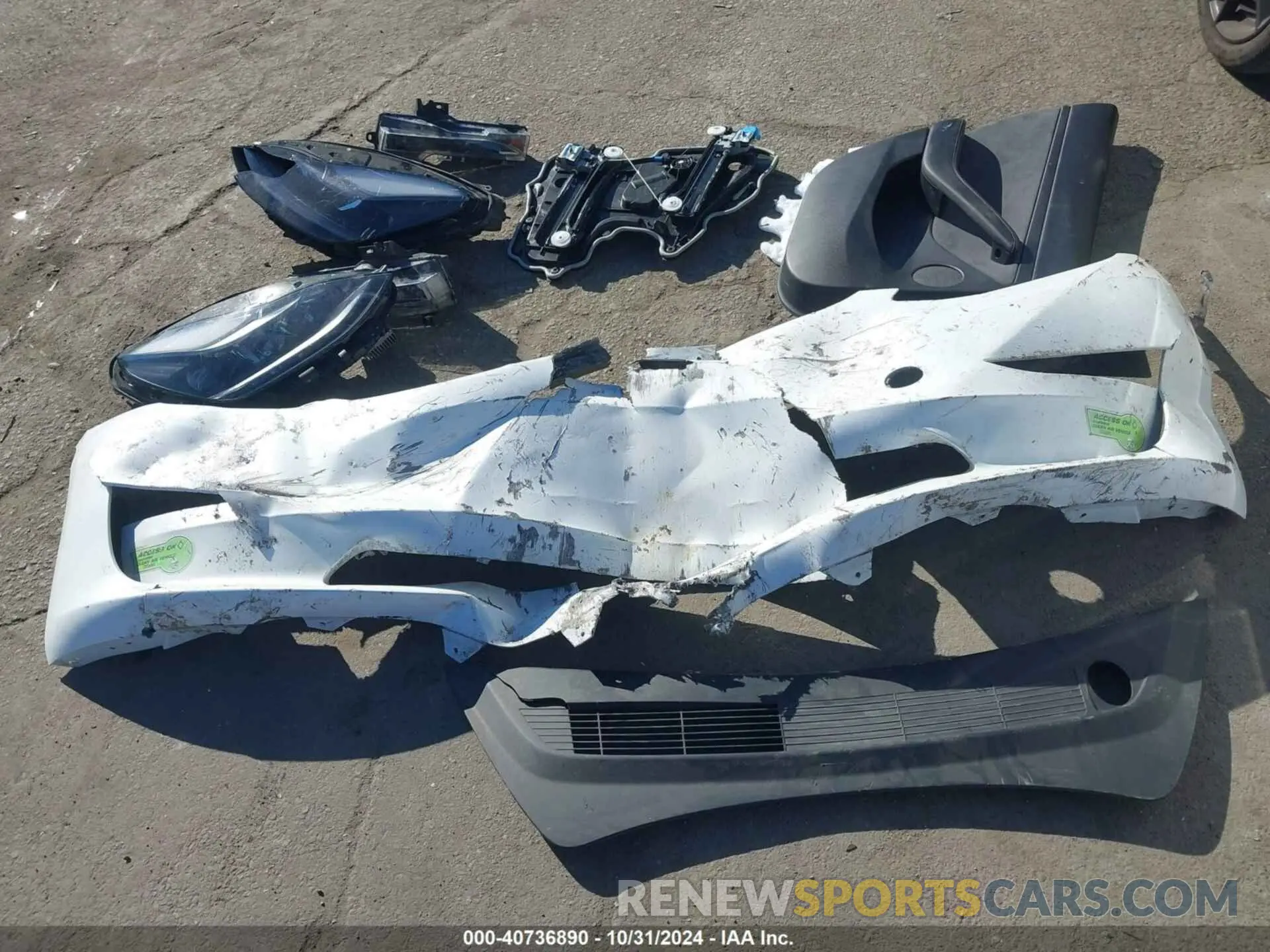 11 Photograph of a damaged car 5YJ3E1EAXPF550758 TESLA MODEL 3 2023