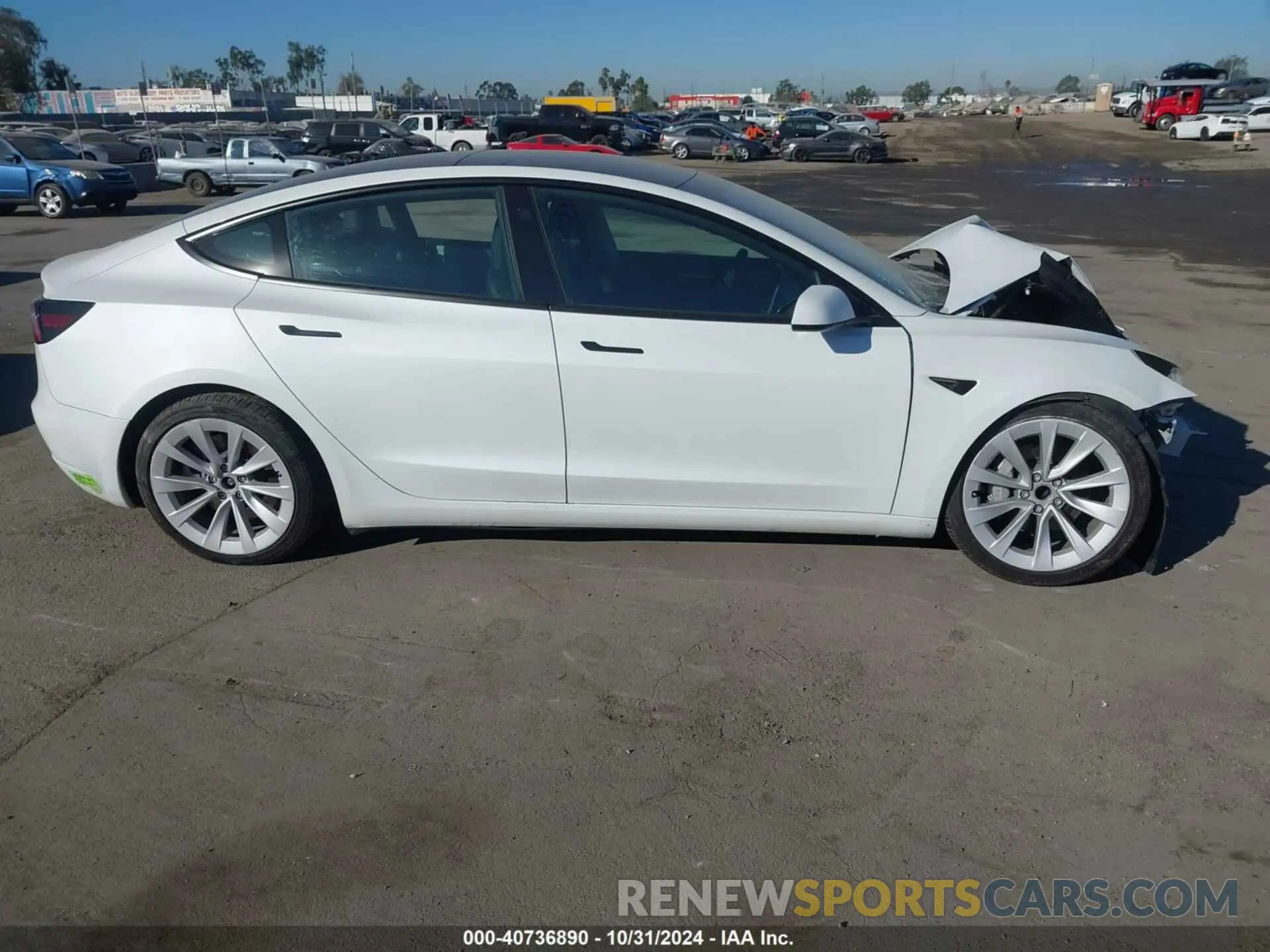 13 Photograph of a damaged car 5YJ3E1EAXPF550758 TESLA MODEL 3 2023