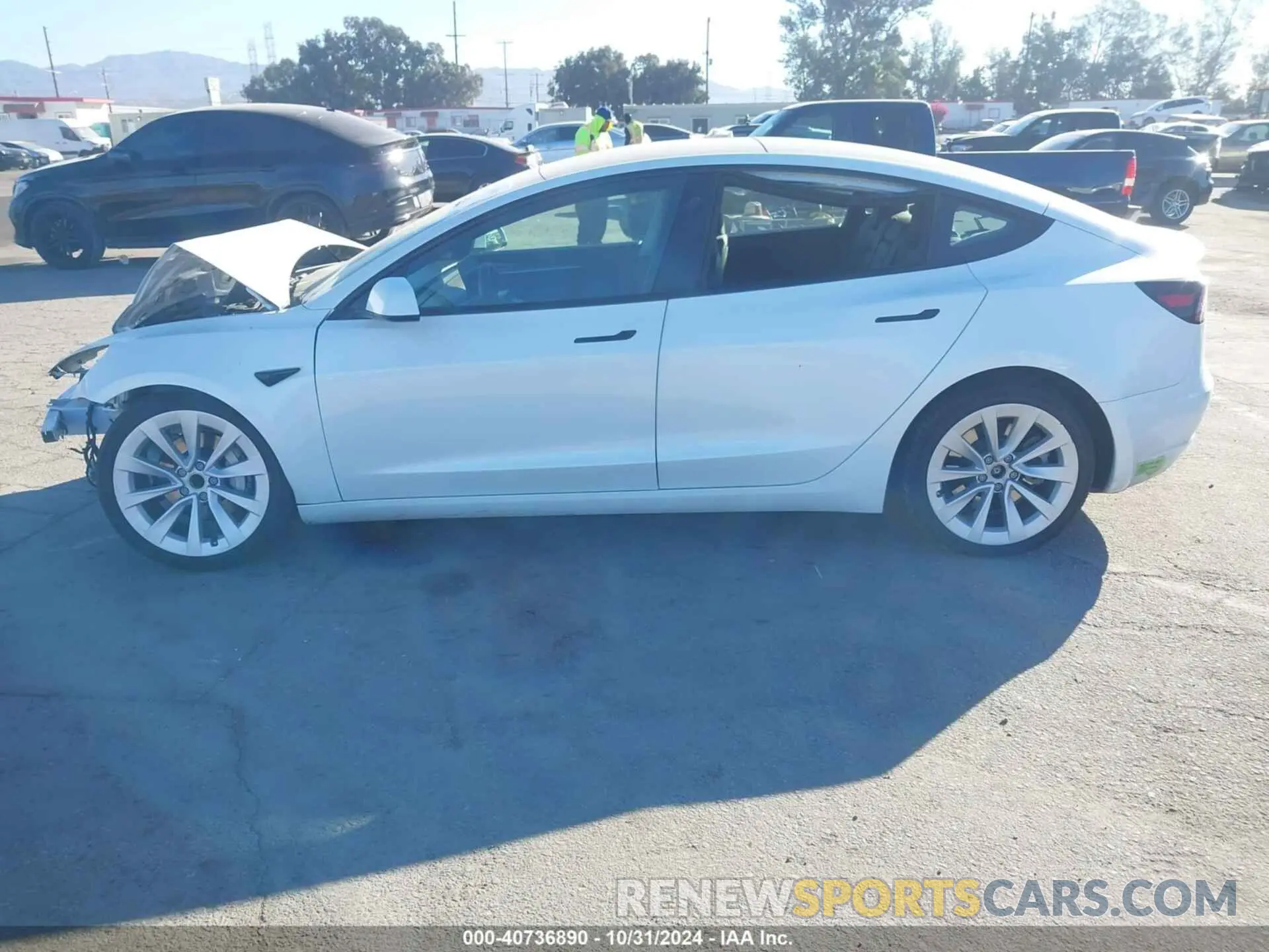 14 Photograph of a damaged car 5YJ3E1EAXPF550758 TESLA MODEL 3 2023