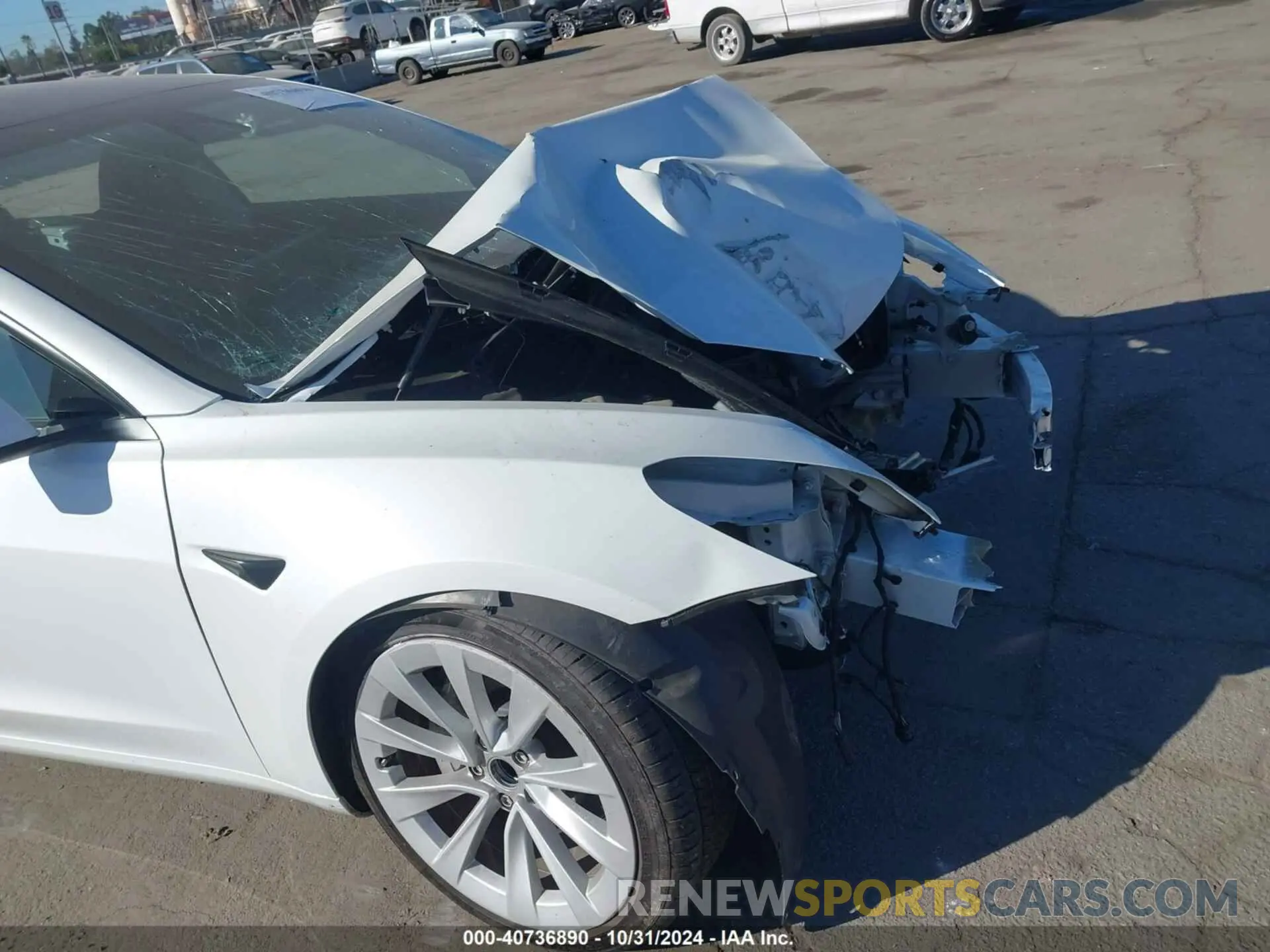 21 Photograph of a damaged car 5YJ3E1EAXPF550758 TESLA MODEL 3 2023