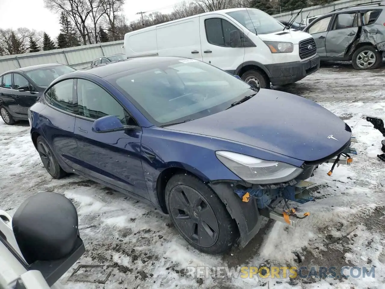 4 Photograph of a damaged car 5YJ3E1EAXPF562358 TESLA MODEL 3 2023