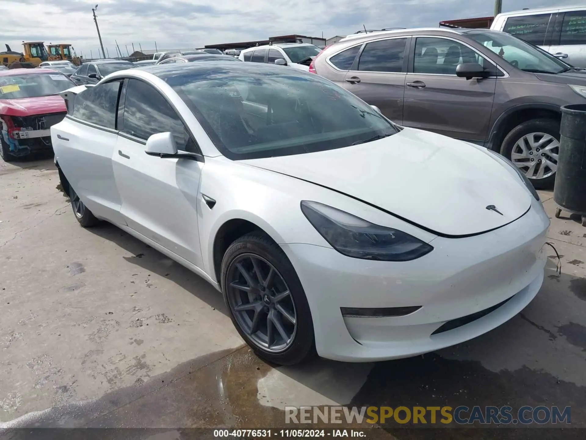 1 Photograph of a damaged car 5YJ3E1EAXPF568063 TESLA MODEL 3 2023