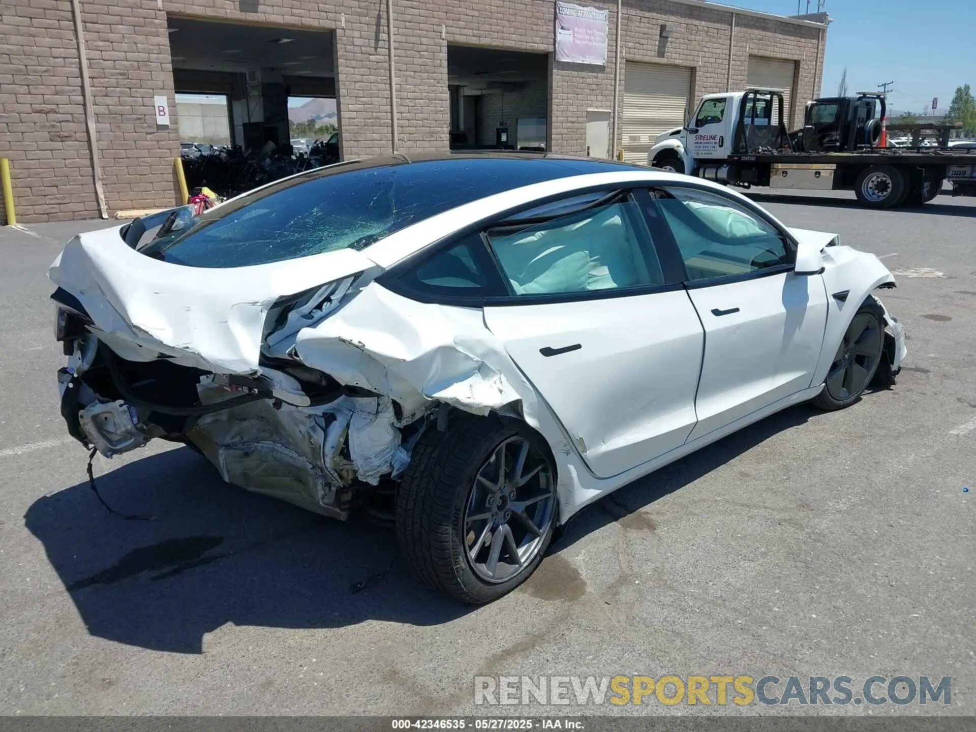 4 Photograph of a damaged car 5YJ3E1EAXPF568984 TESLA MODEL 3 2023