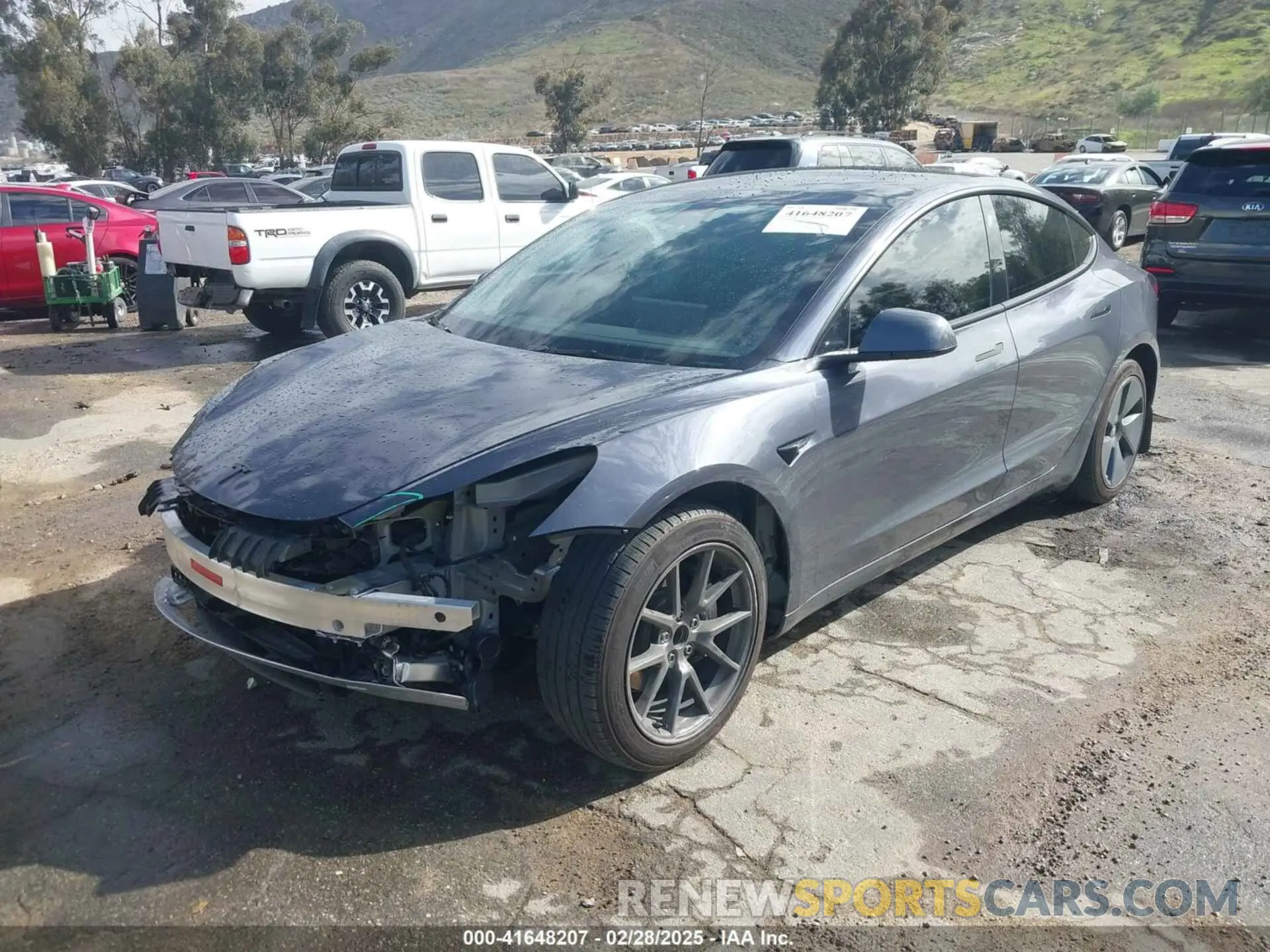 2 Photograph of a damaged car 5YJ3E1EAXPF569360 TESLA MODEL 3 2023