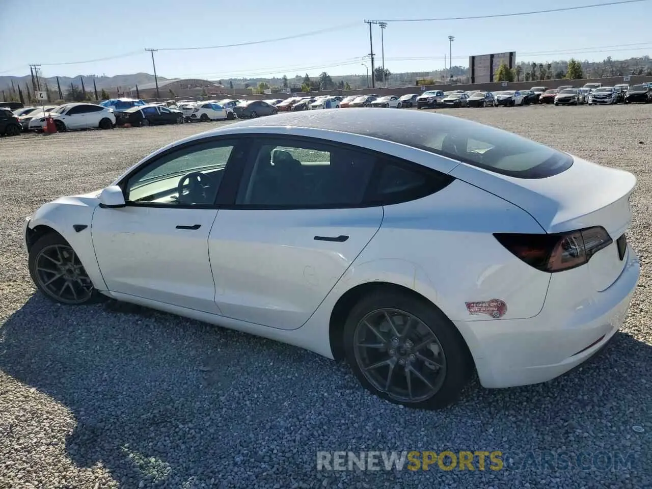 2 Photograph of a damaged car 5YJ3E1EAXPF571822 TESLA MODEL 3 2023