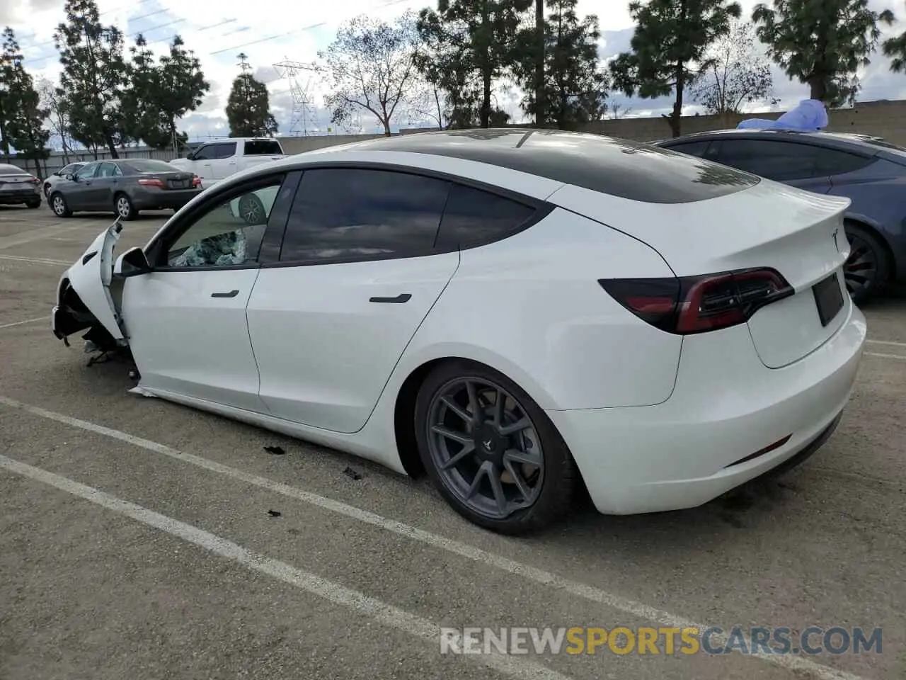 2 Photograph of a damaged car 5YJ3E1EAXPF574333 TESLA MODEL 3 2023