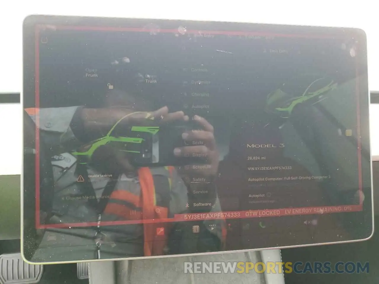 9 Photograph of a damaged car 5YJ3E1EAXPF574333 TESLA MODEL 3 2023