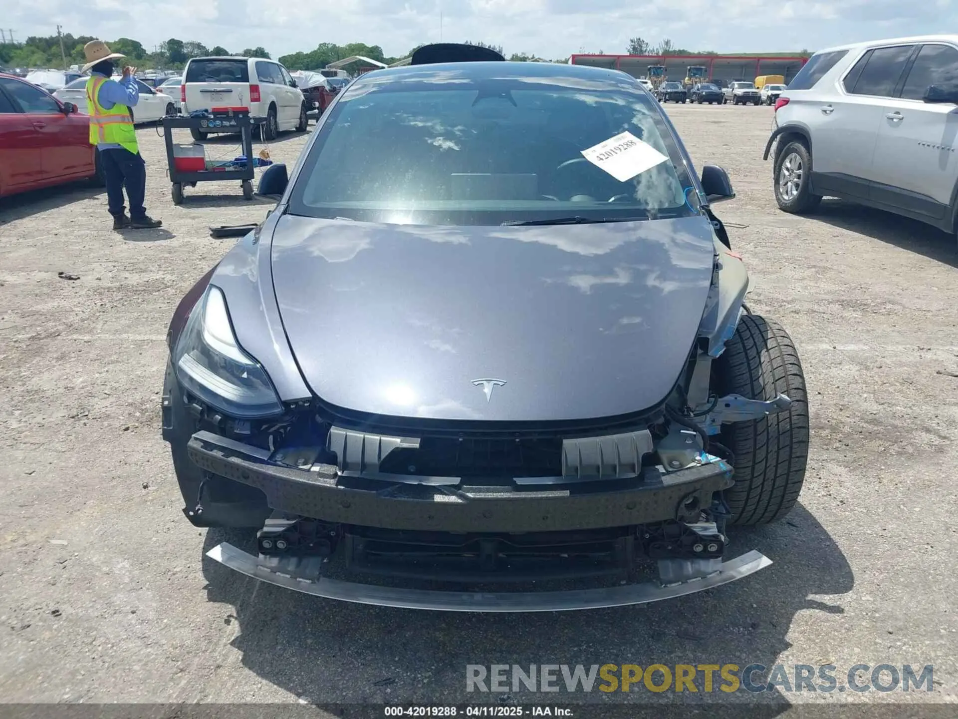 13 Photograph of a damaged car 5YJ3E1EAXPF575448 TESLA MODEL 3 2023