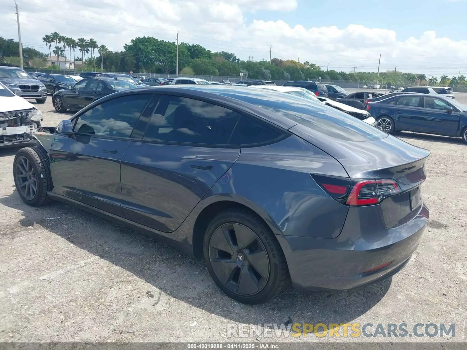 3 Photograph of a damaged car 5YJ3E1EAXPF575448 TESLA MODEL 3 2023