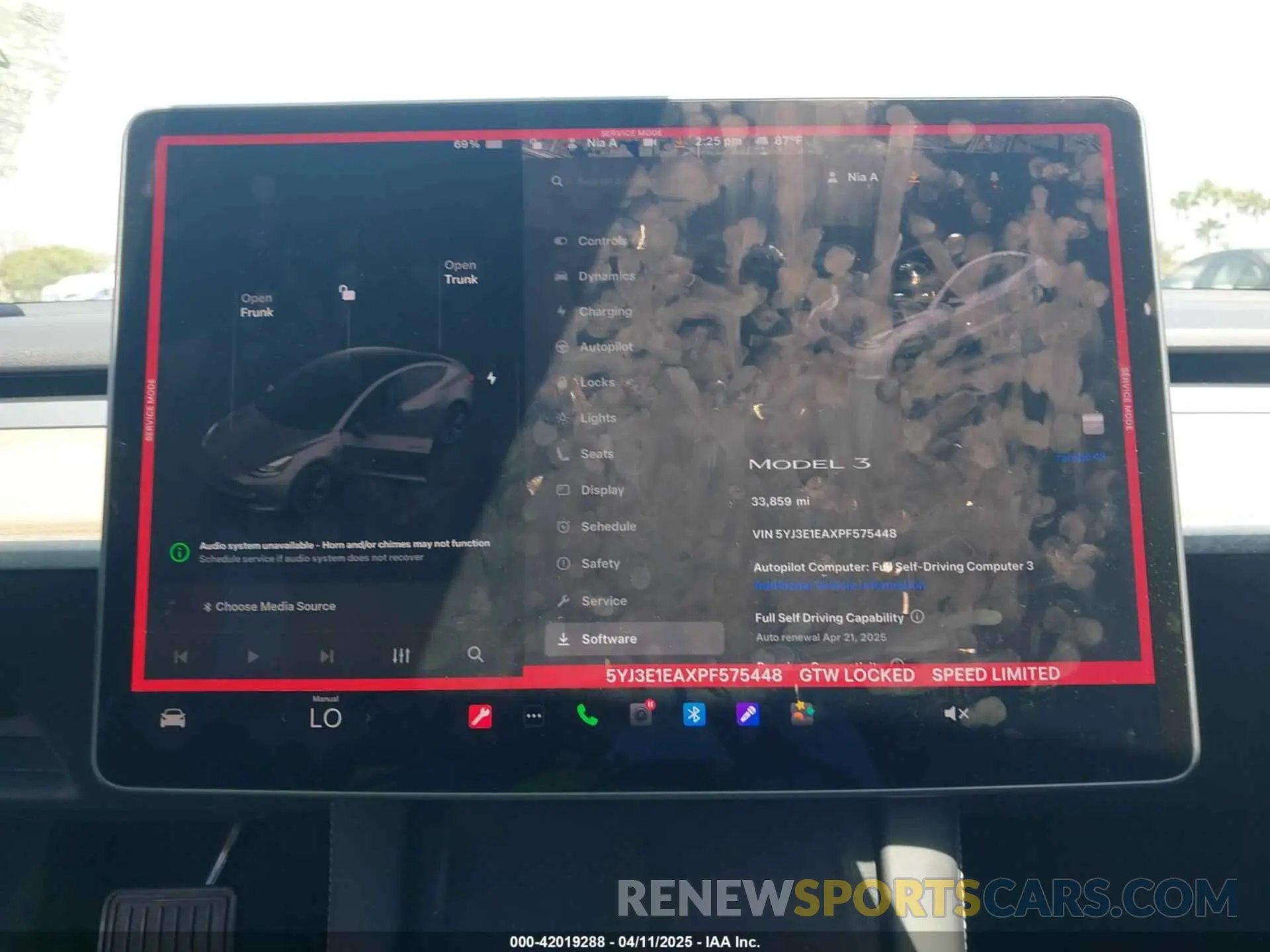 7 Photograph of a damaged car 5YJ3E1EAXPF575448 TESLA MODEL 3 2023