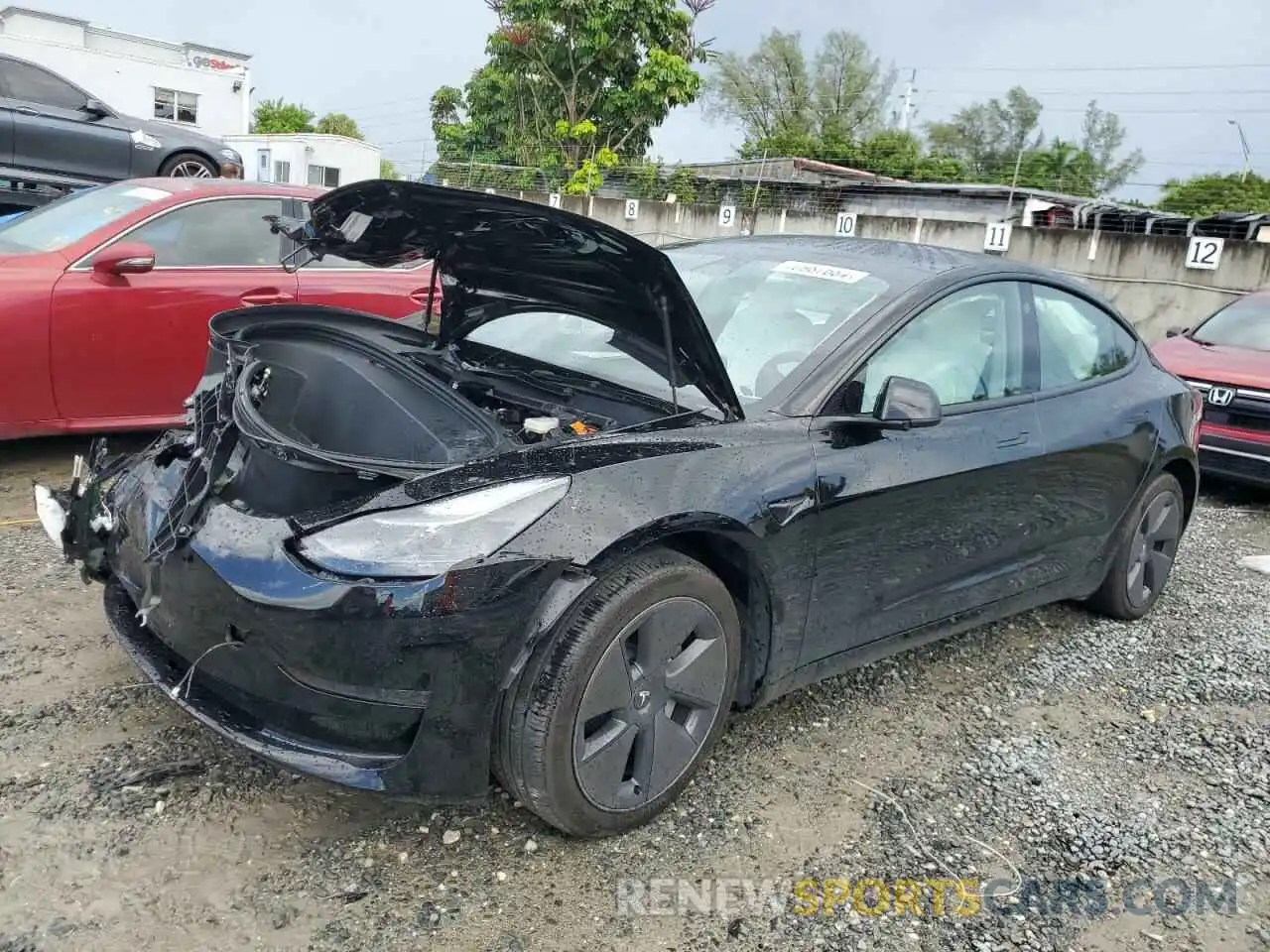 1 Photograph of a damaged car 5YJ3E1EAXPF589608 TESLA MODEL 3 2023