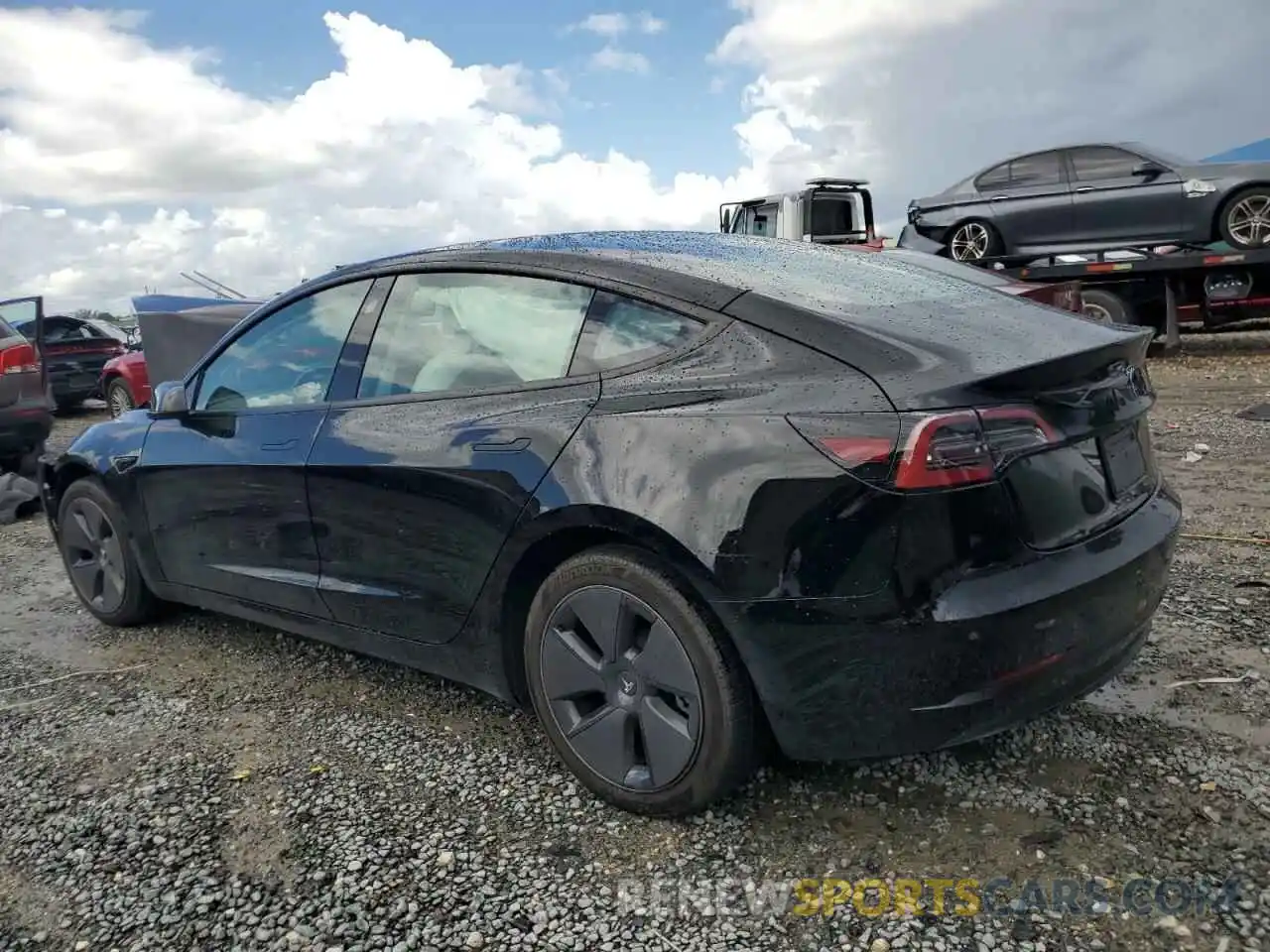 2 Photograph of a damaged car 5YJ3E1EAXPF589608 TESLA MODEL 3 2023