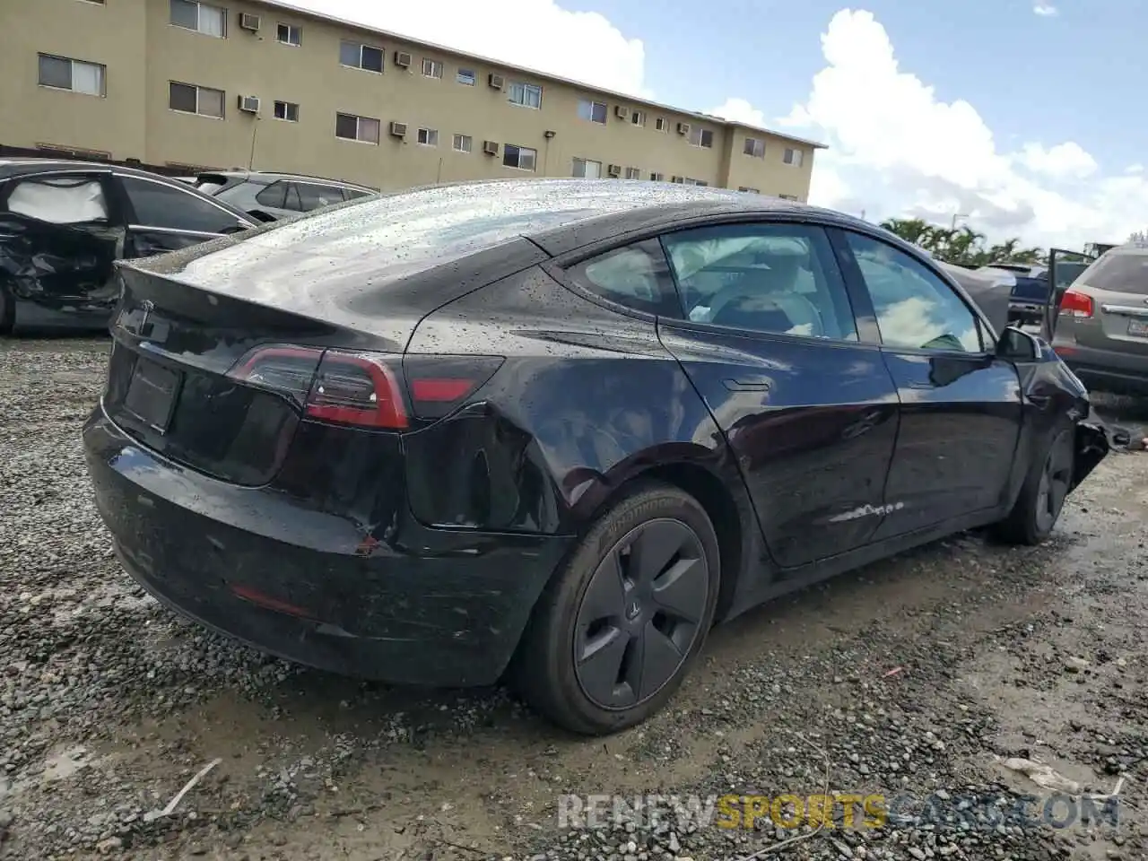 3 Photograph of a damaged car 5YJ3E1EAXPF589608 TESLA MODEL 3 2023