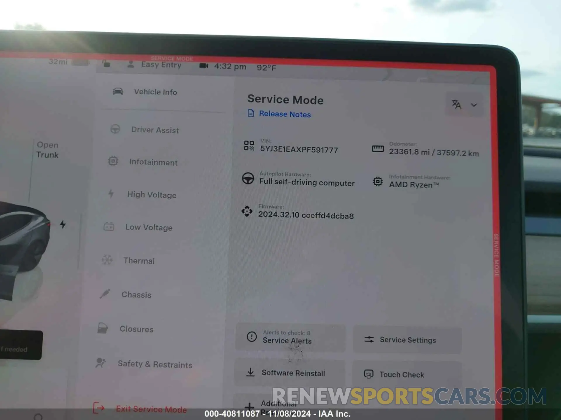 15 Photograph of a damaged car 5YJ3E1EAXPF591777 TESLA MODEL 3 2023