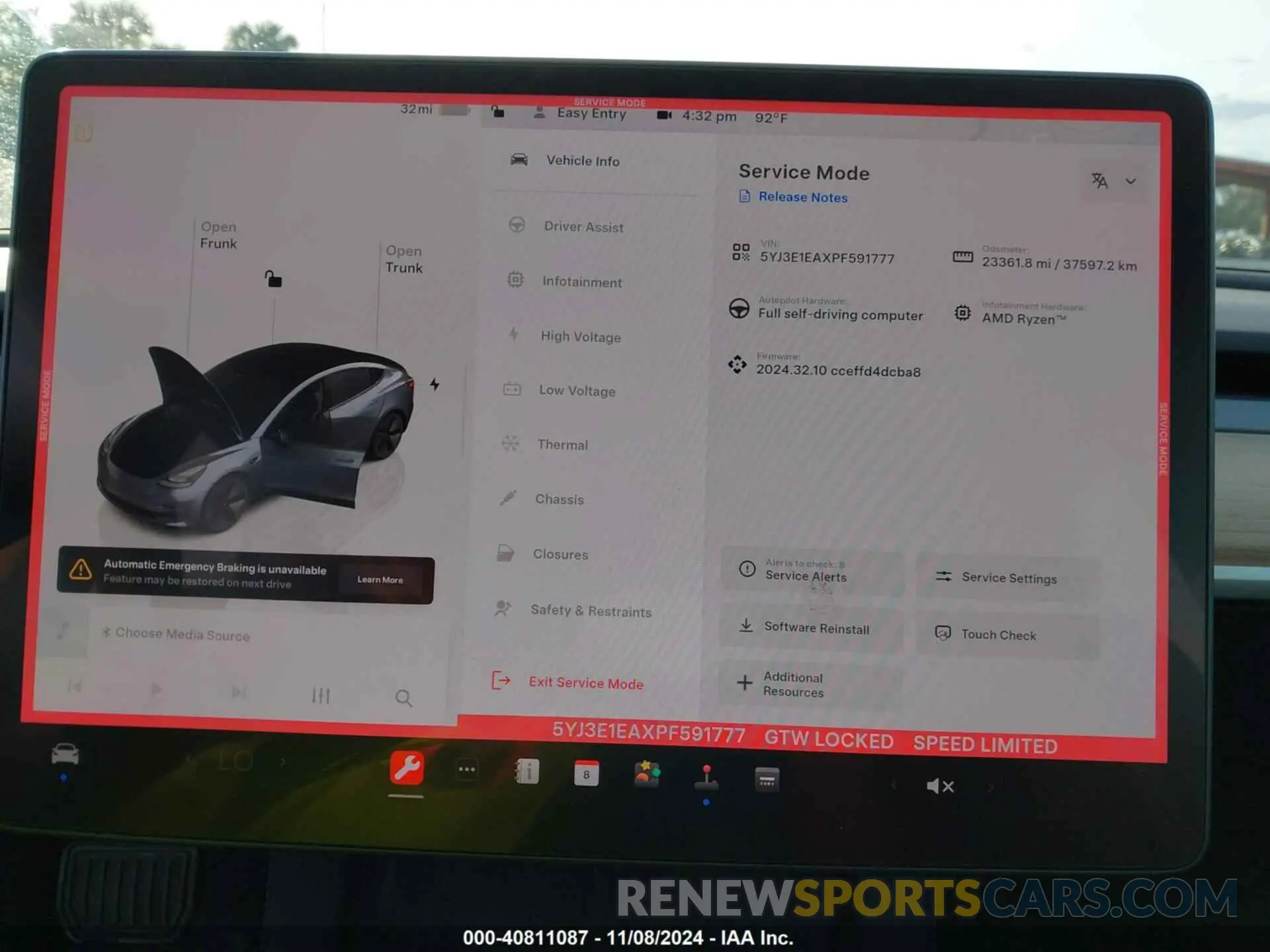 7 Photograph of a damaged car 5YJ3E1EAXPF591777 TESLA MODEL 3 2023