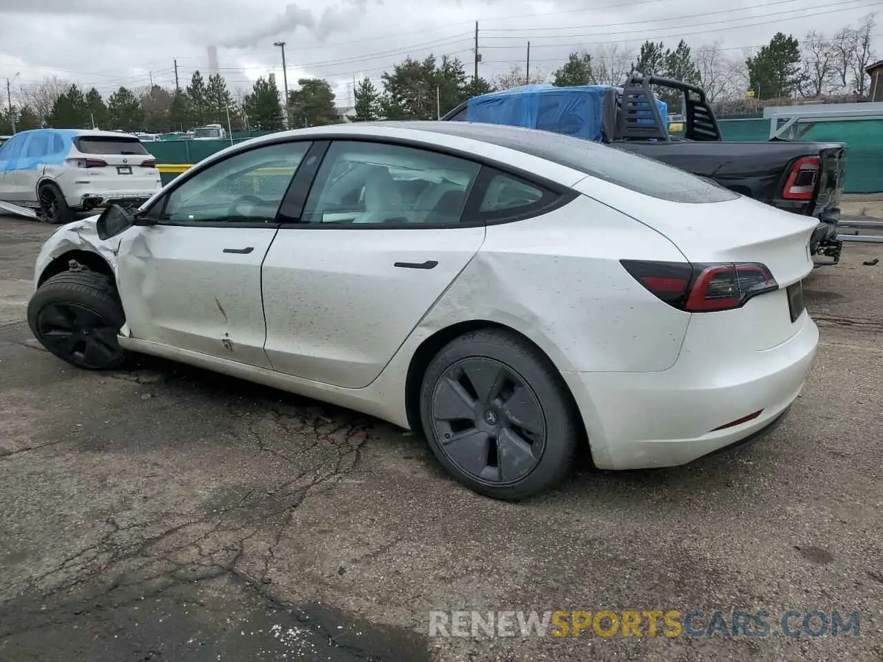 2 Photograph of a damaged car 5YJ3E1EAXPF600008 TESLA MODEL 3 2023