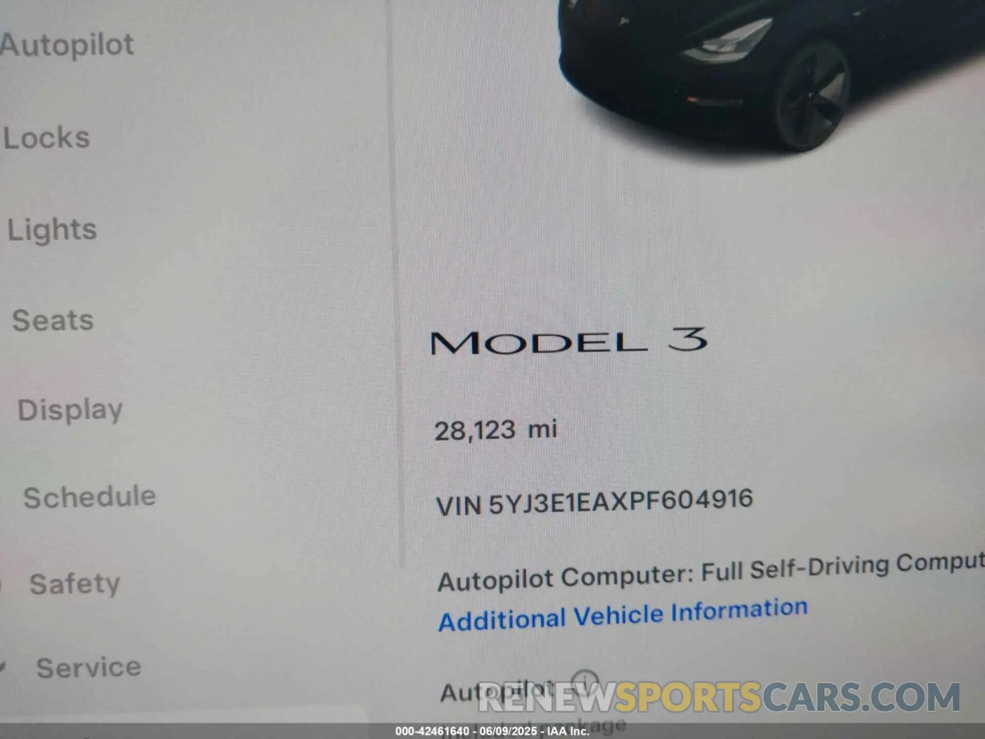 16 Photograph of a damaged car 5YJ3E1EAXPF604916 TESLA MODEL 3 2023