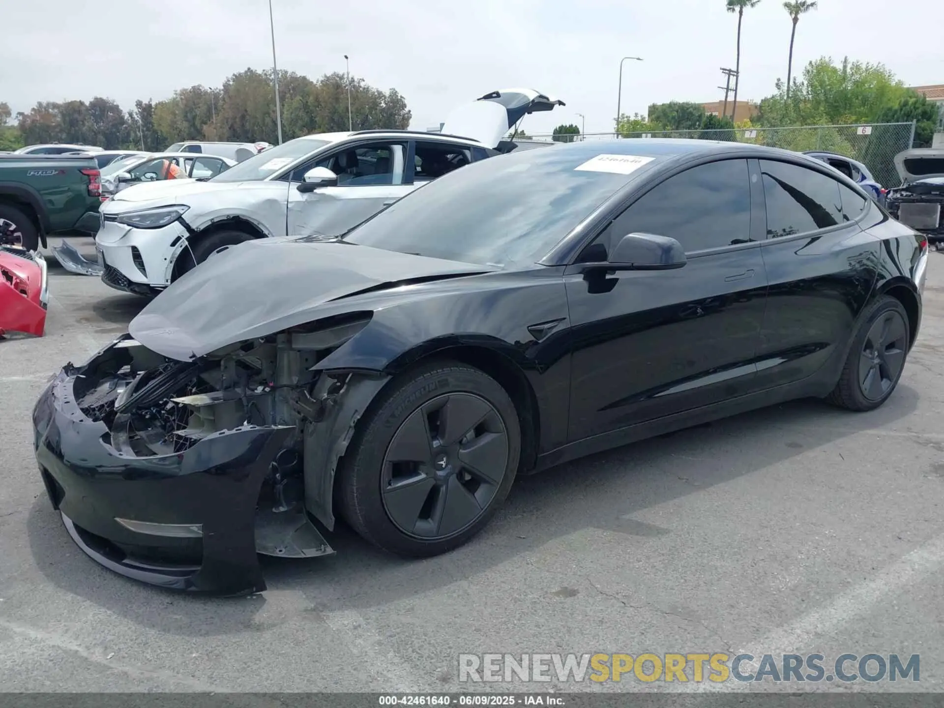2 Photograph of a damaged car 5YJ3E1EAXPF604916 TESLA MODEL 3 2023