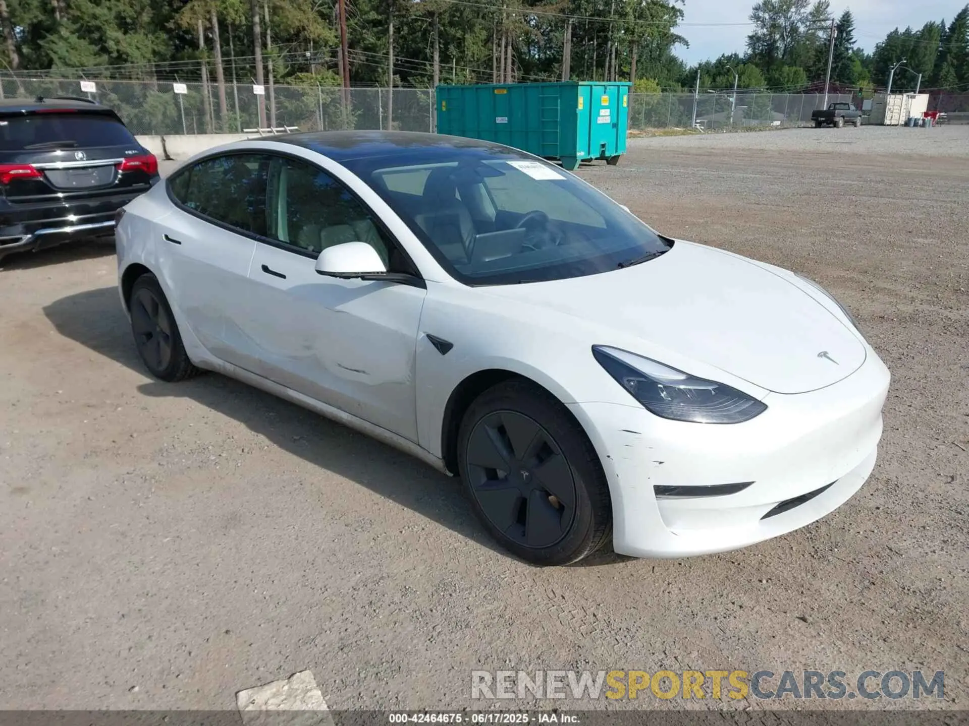1 Photograph of a damaged car 5YJ3E1EAXPF609792 TESLA MODEL 3 2023
