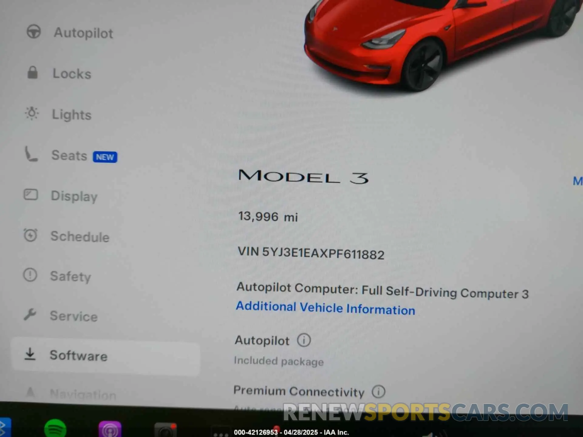 7 Photograph of a damaged car 5YJ3E1EAXPF611882 TESLA MODEL 3 2023