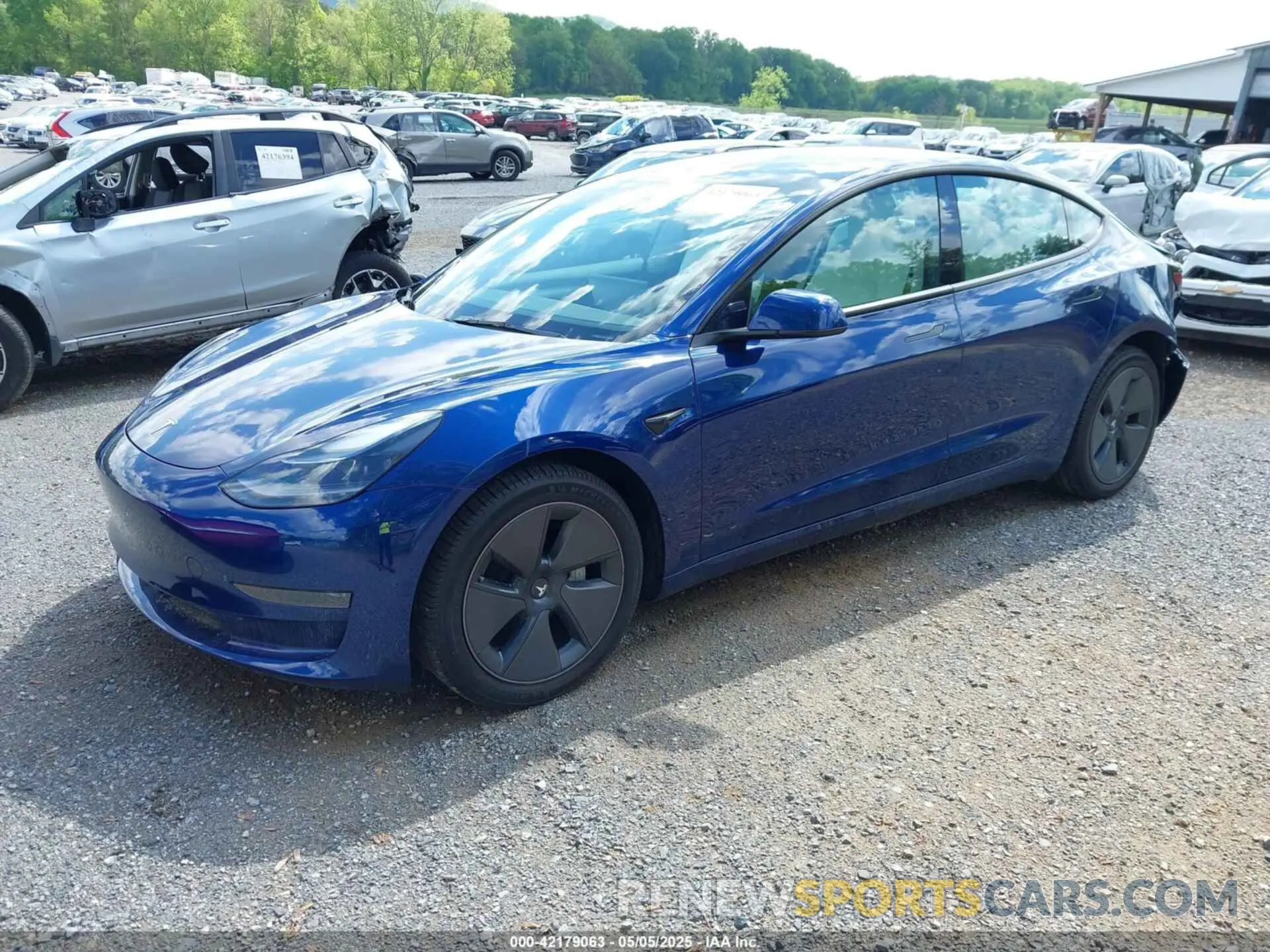 2 Photograph of a damaged car 5YJ3E1EAXPF620484 TESLA MODEL 3 2023