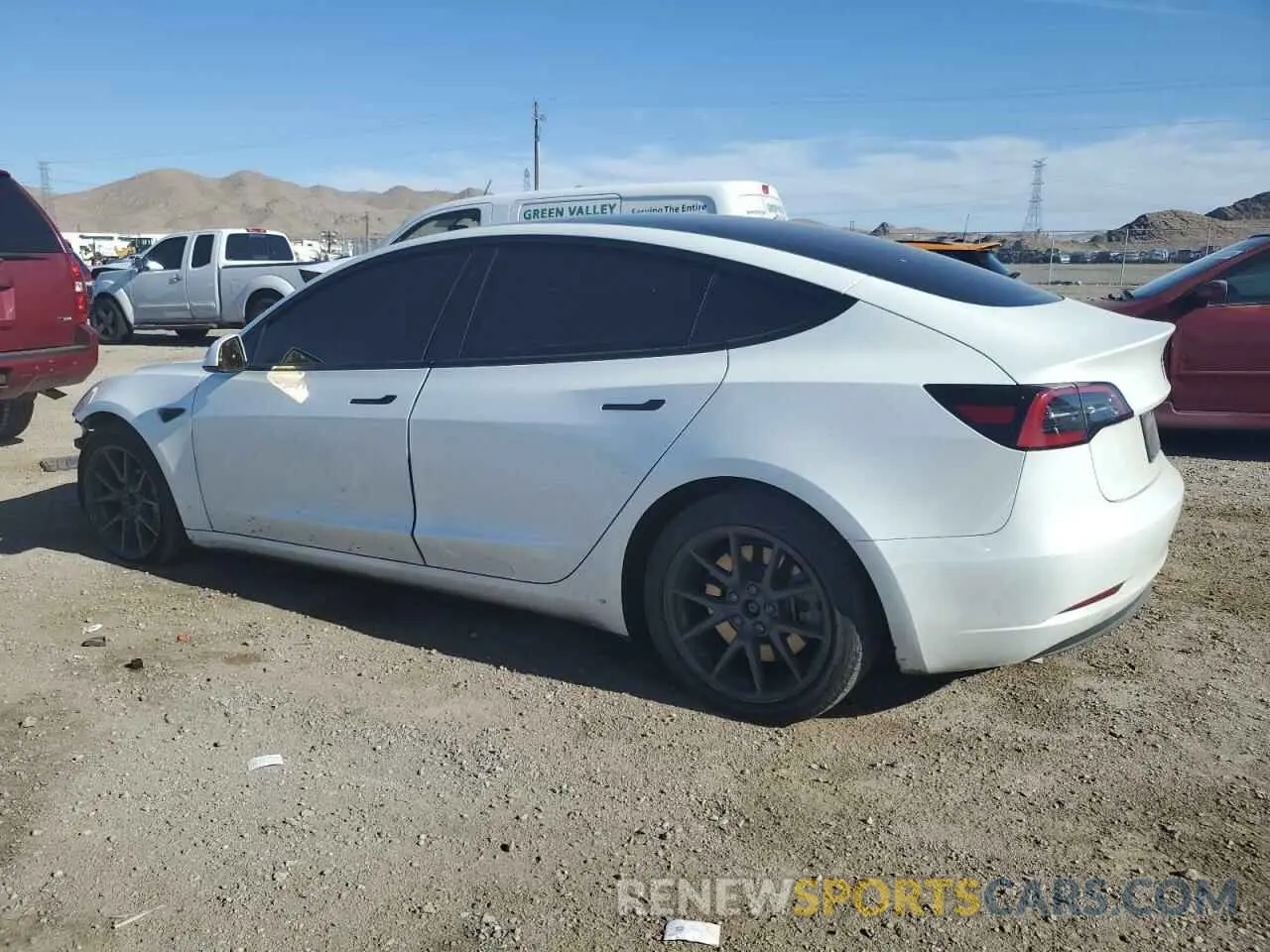 2 Photograph of a damaged car 5YJ3E1EAXPF641657 TESLA MODEL 3 2023
