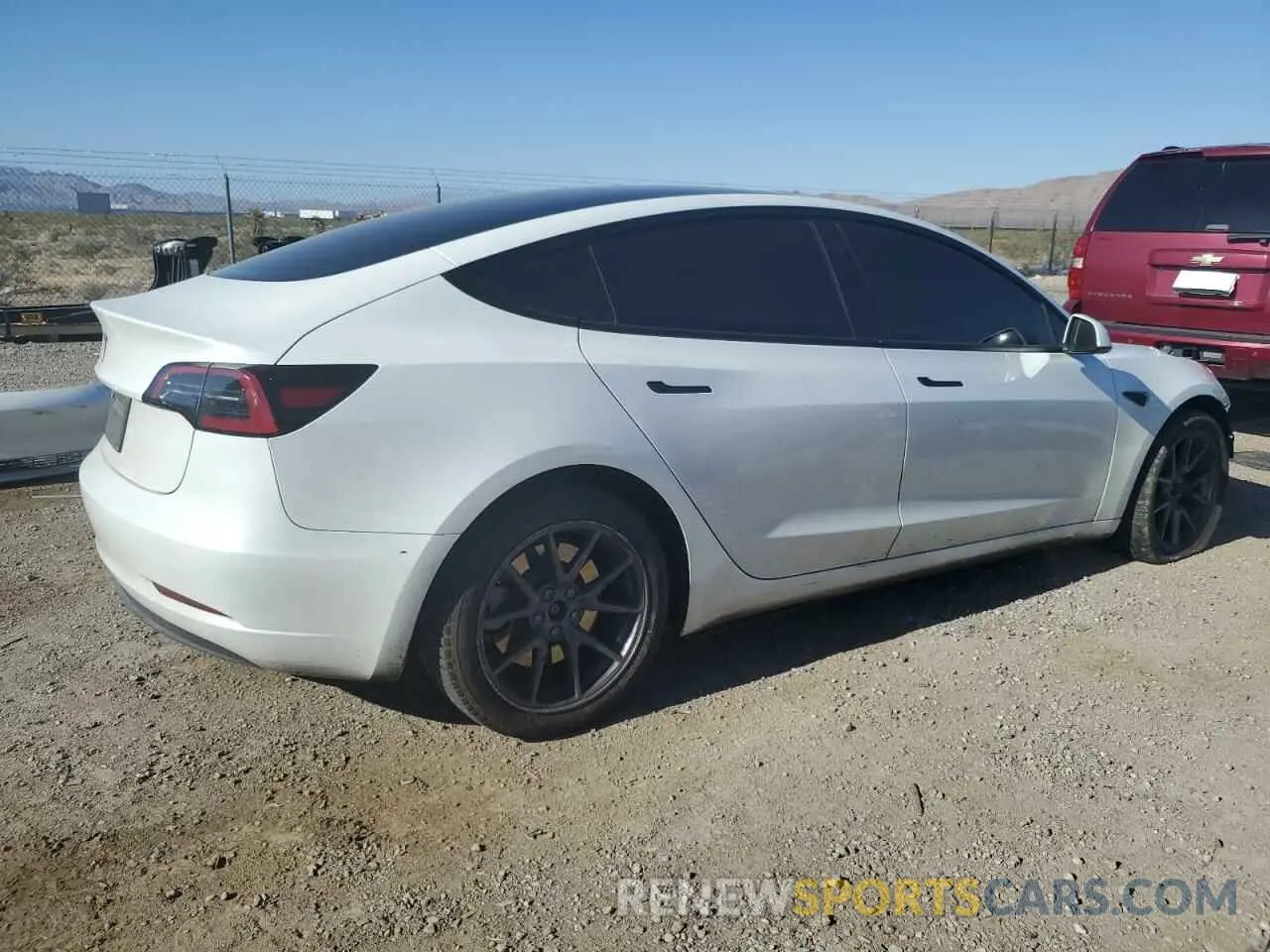 3 Photograph of a damaged car 5YJ3E1EAXPF641657 TESLA MODEL 3 2023