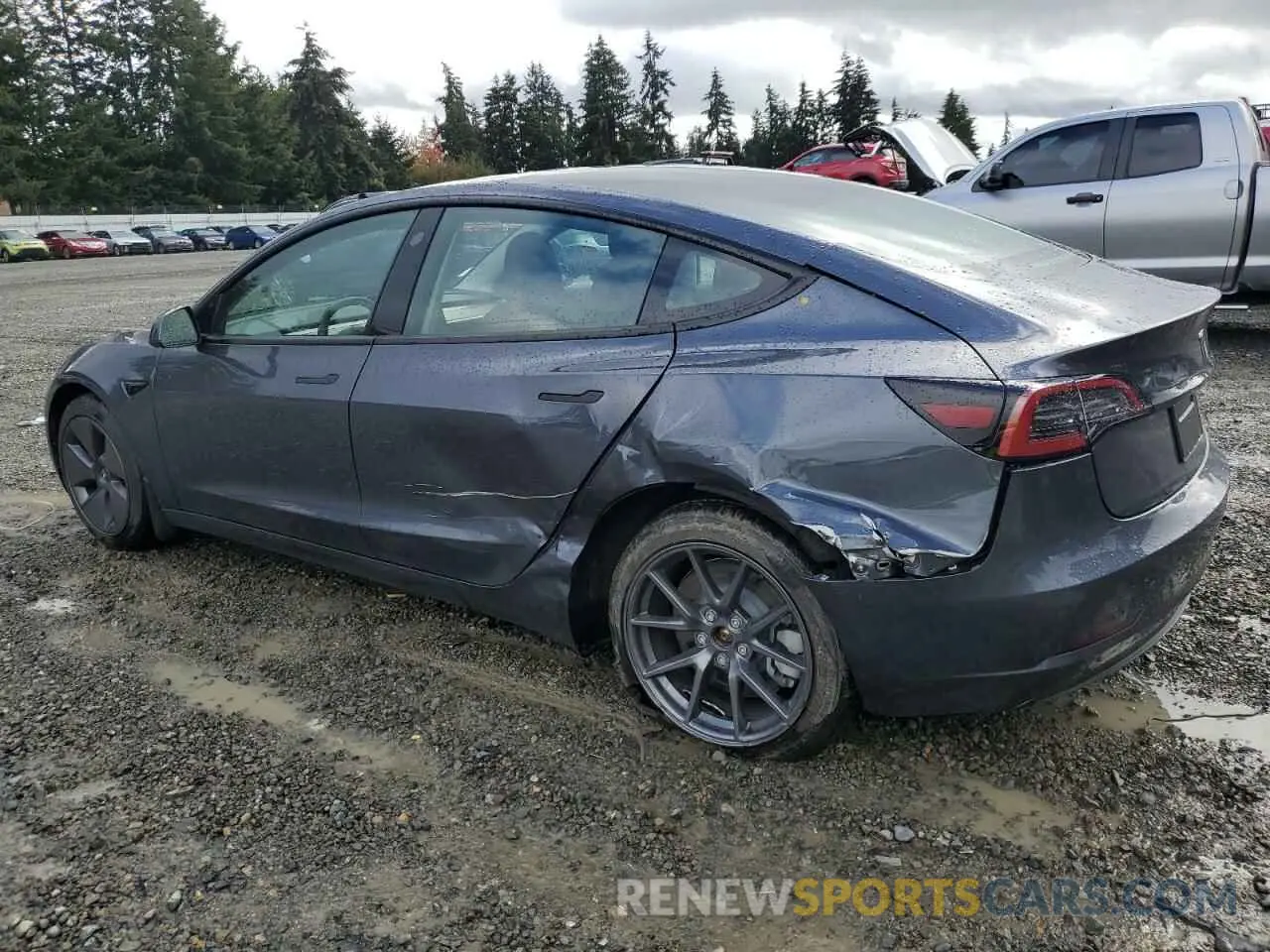 2 Photograph of a damaged car 5YJ3E1EAXPF644350 TESLA MODEL 3 2023